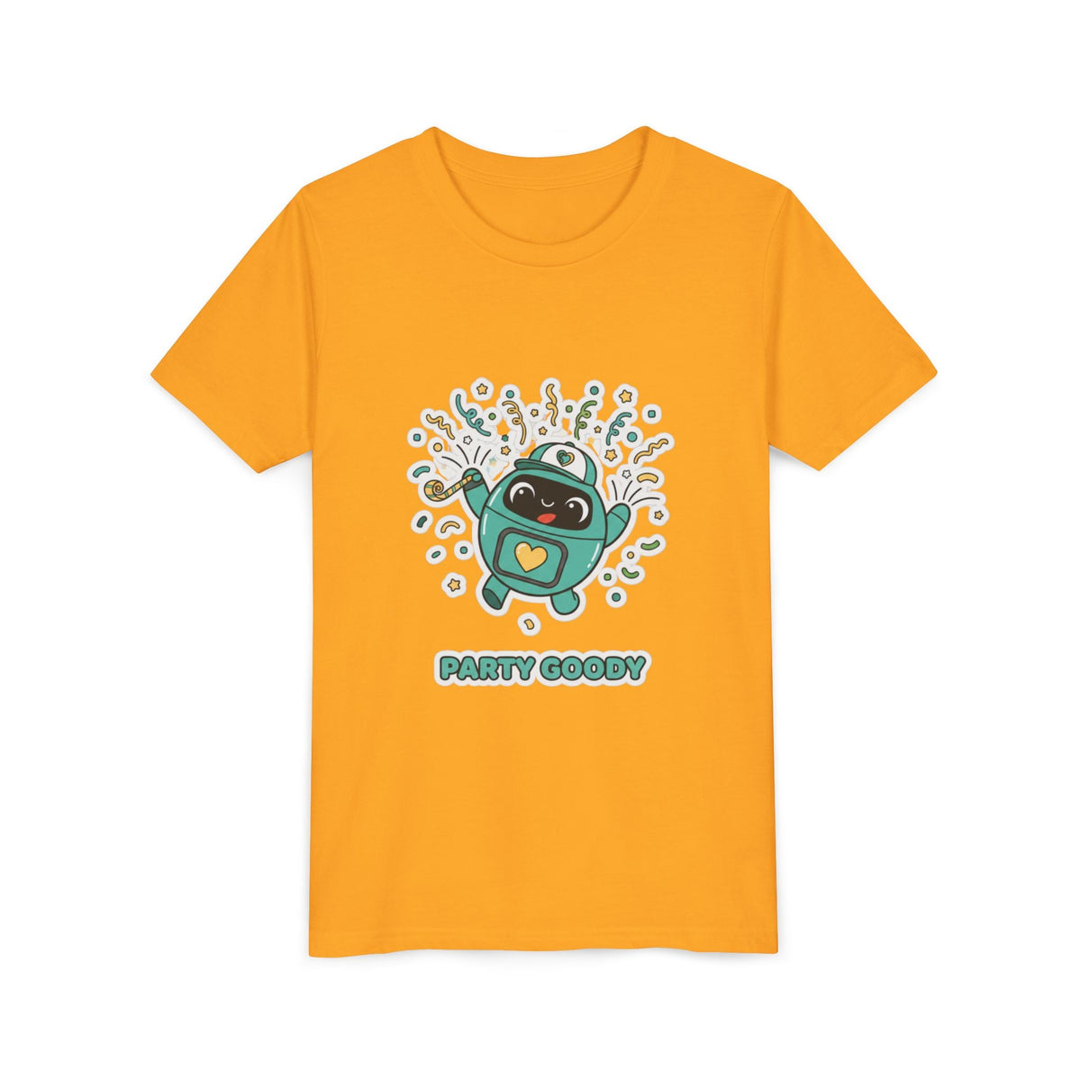 Party Goody Youth T-Shirt | Goody Universe Celebration Kids Robot Tee - Good Life Goods