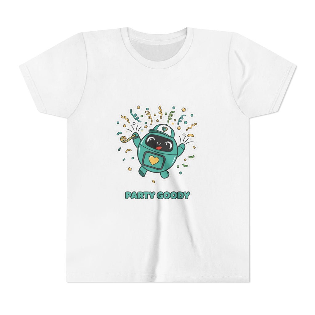 Party Goody Youth T-Shirt | Goody Universe Celebration Kids Robot Tee - Good Life Goods