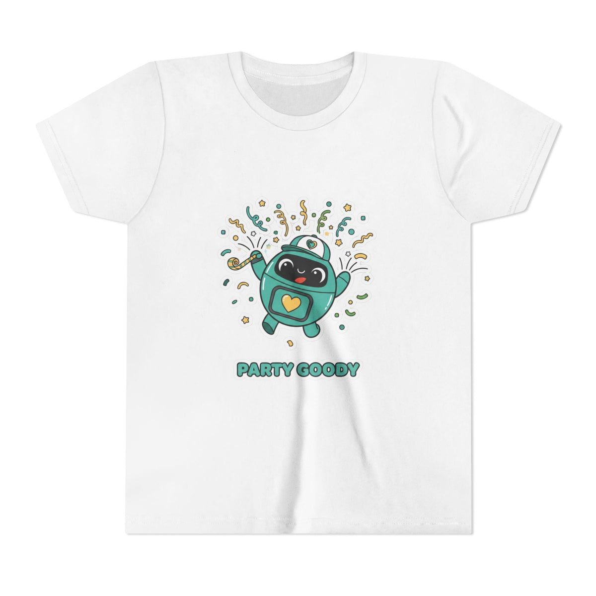 Party Goody Youth T-Shirt | Goody Universe Celebration Kids Robot Tee - Good Life Goods