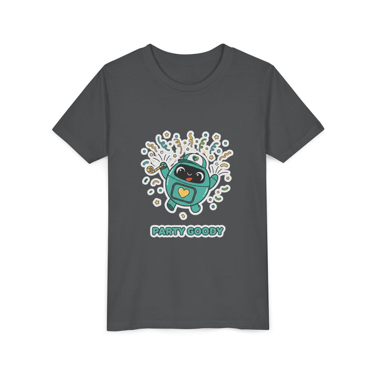 Party Goody Youth T-Shirt | Goody Universe Celebration Kids Robot Tee - Good Life Goods
