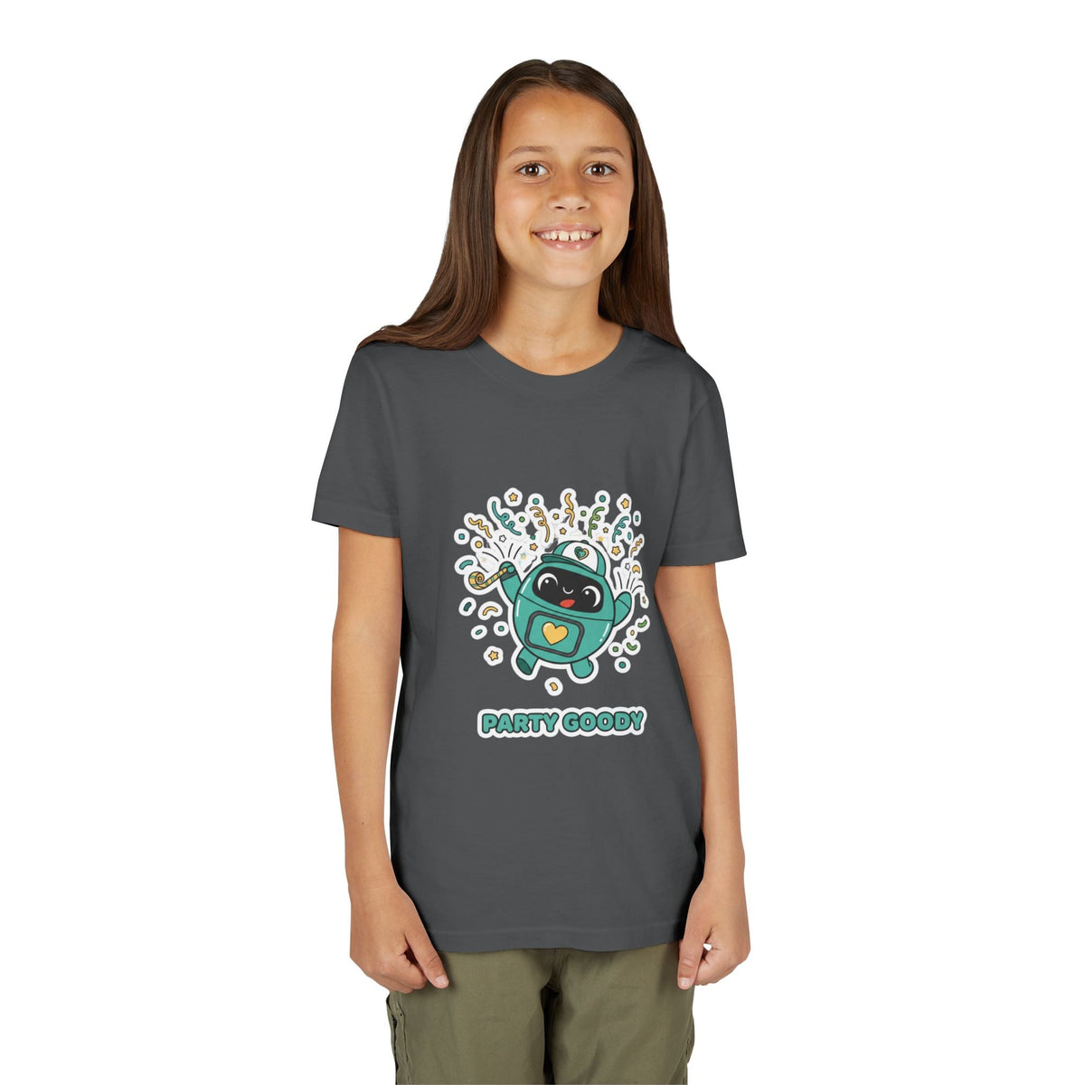 Party Goody Youth T-Shirt | Goody Universe Celebration Kids Robot Tee - Good Life Goods