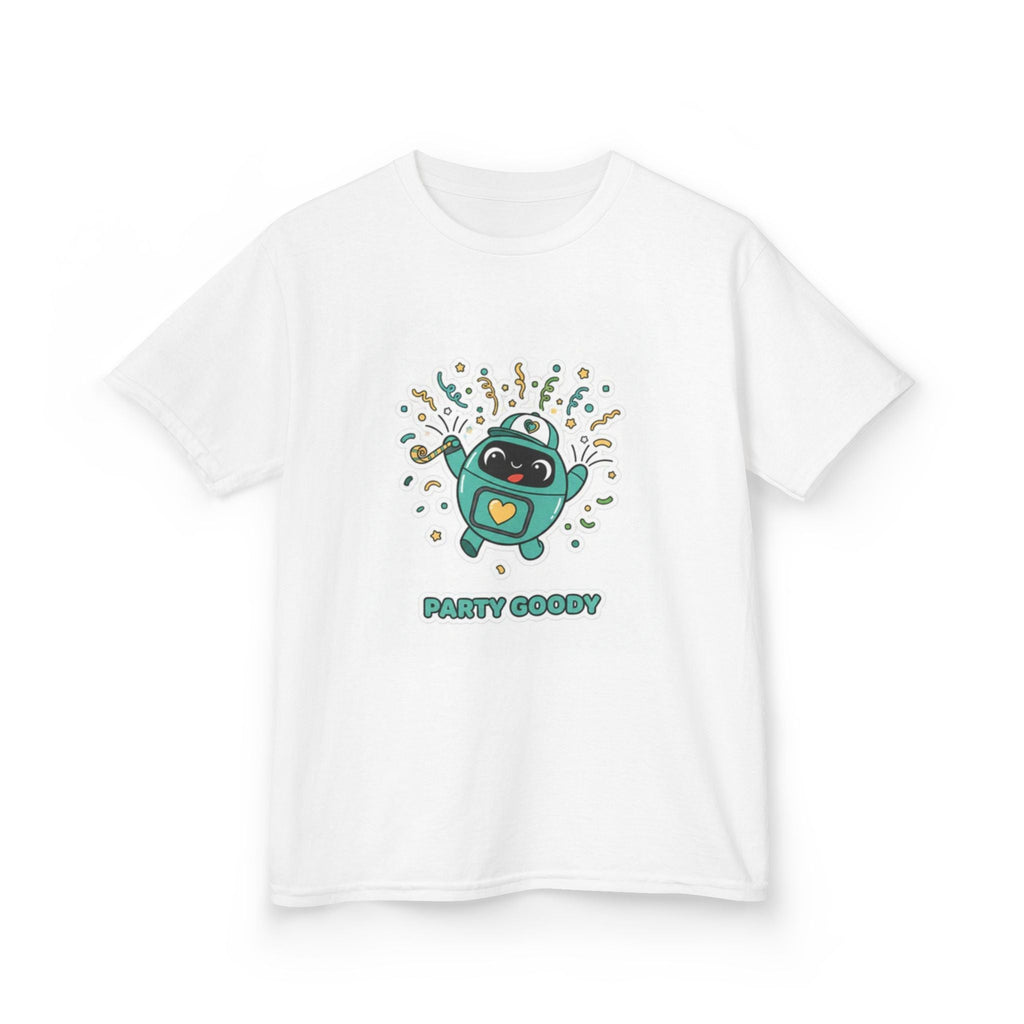 Party Goody Youth T-Shirt | Goody Universe Celebration Kids Robot Tee - Good Life Goods