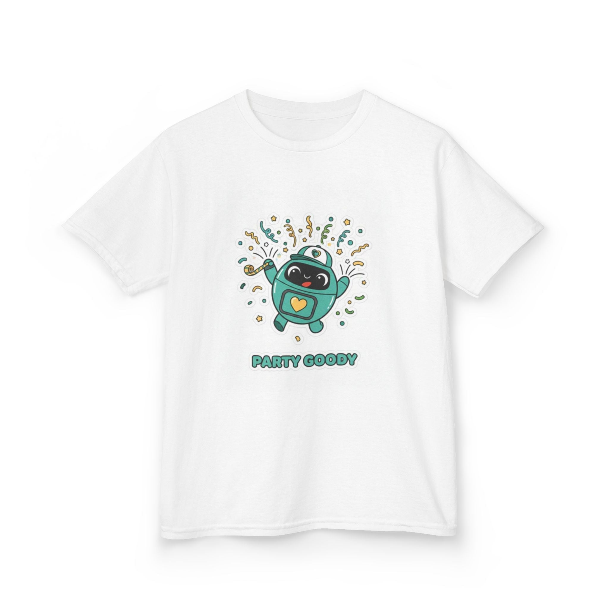 Party Goody Youth T-Shirt | Goody Universe Celebration Kids Robot Tee - Good Life Goods