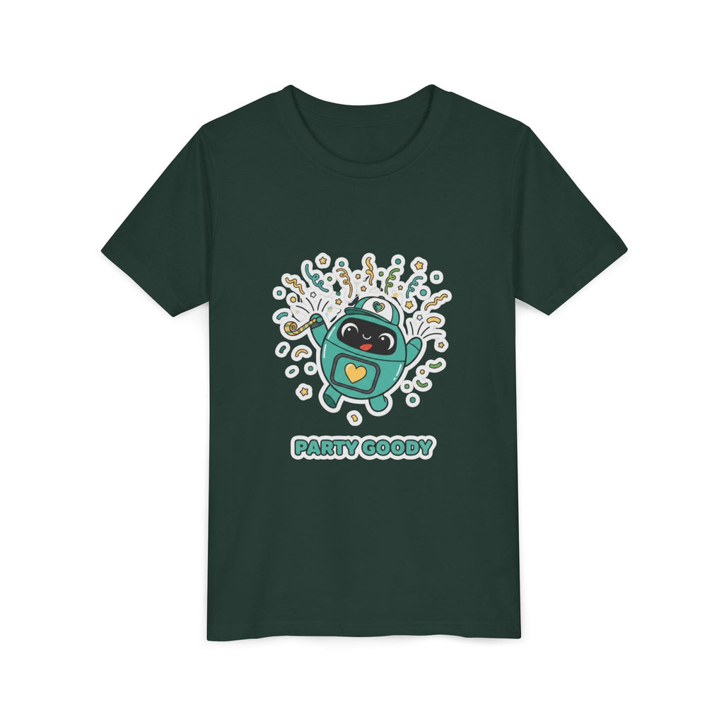 Party Goody Youth T-Shirt | Goody Universe Celebration Kids Robot Tee - Good Life Goods