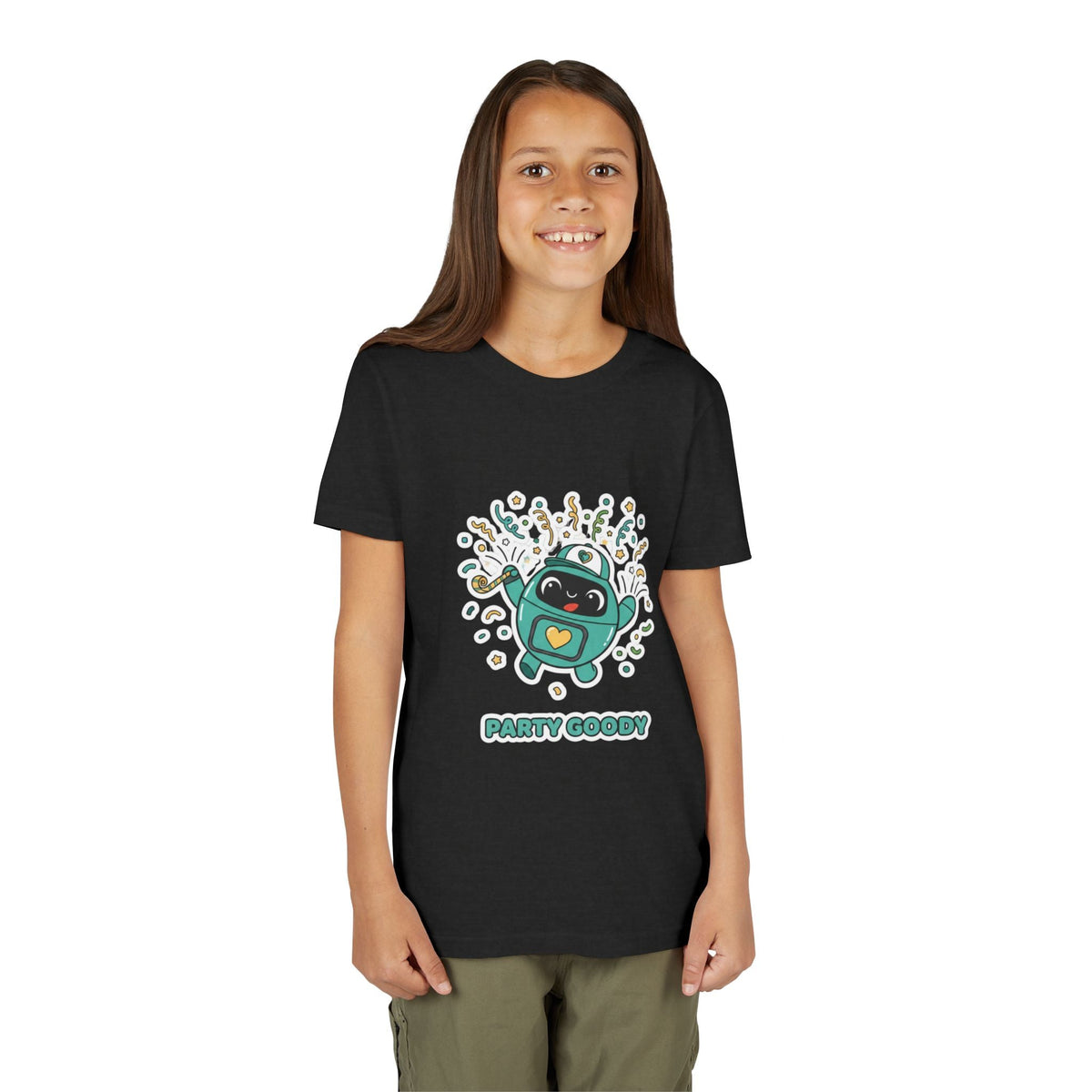 Party Goody Youth T-Shirt | Goody Universe Celebration Kids Robot Tee - Good Life Goods