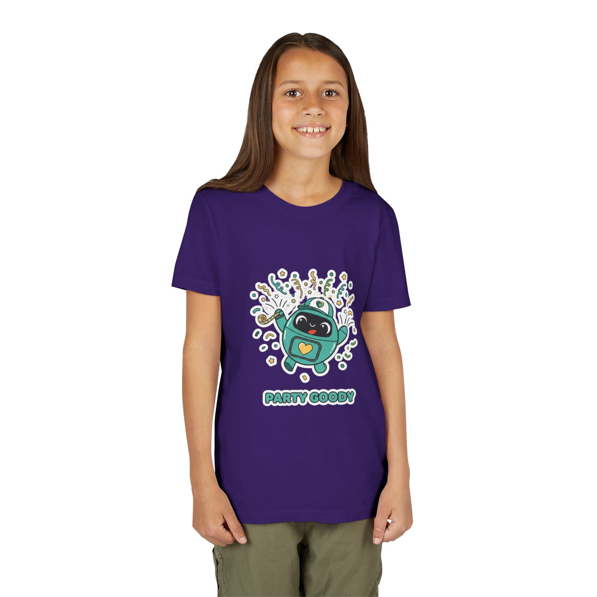Party Goody Youth T-Shirt | Goody Universe Celebration Kids Robot Tee - Good Life Goods