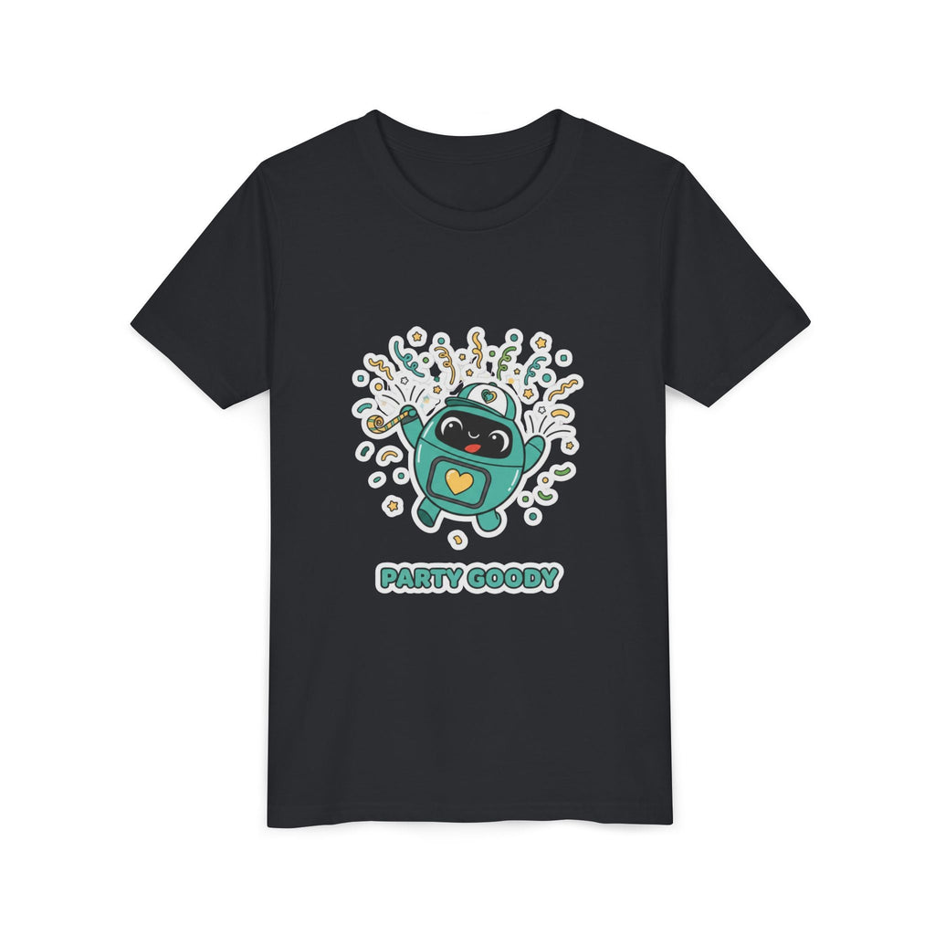 Party Goody Youth T-Shirt | Goody Universe Celebration Kids Robot Tee - Good Life Goods
