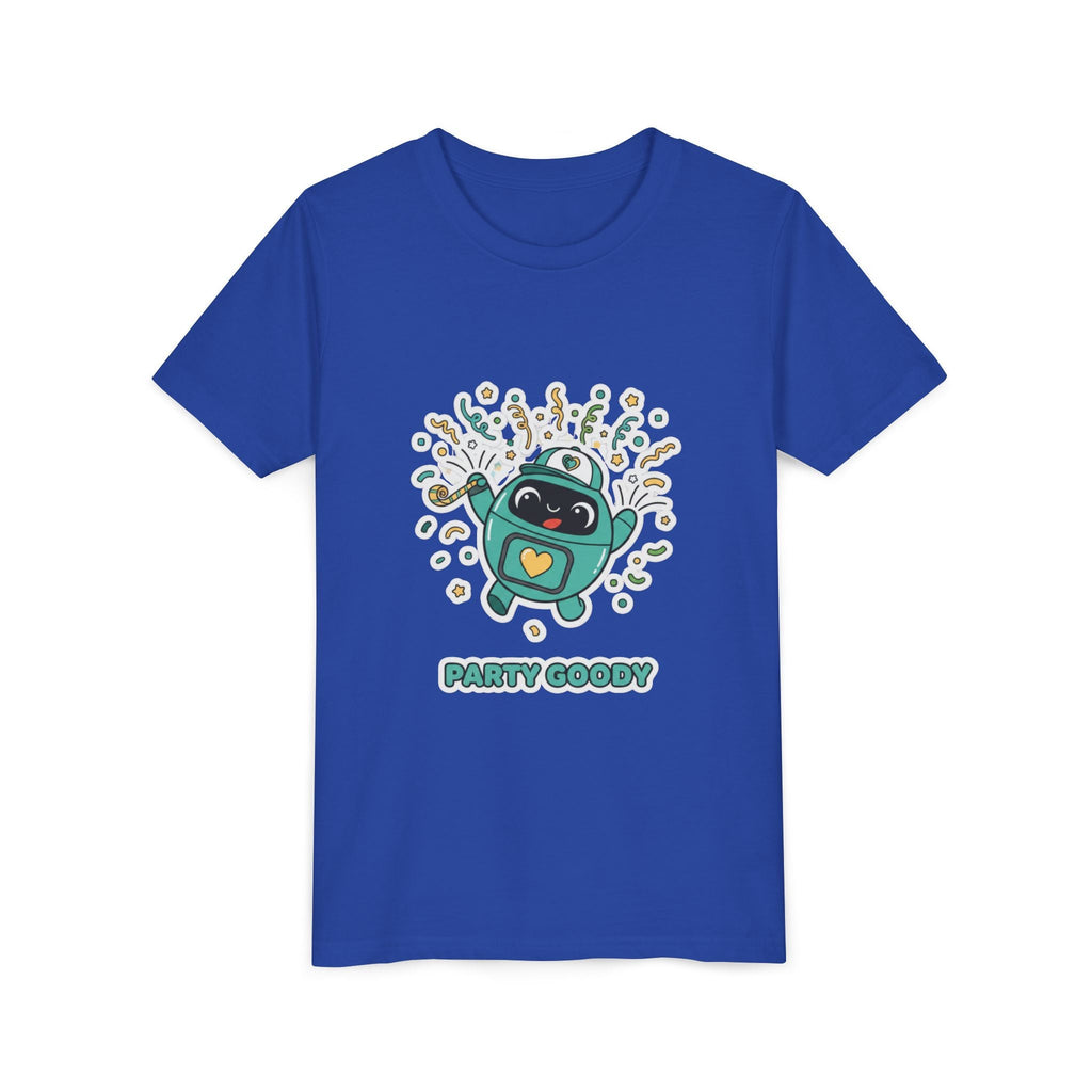 Party Goody Youth T-Shirt | Goody Universe Celebration Kids Robot Tee - Good Life Goods