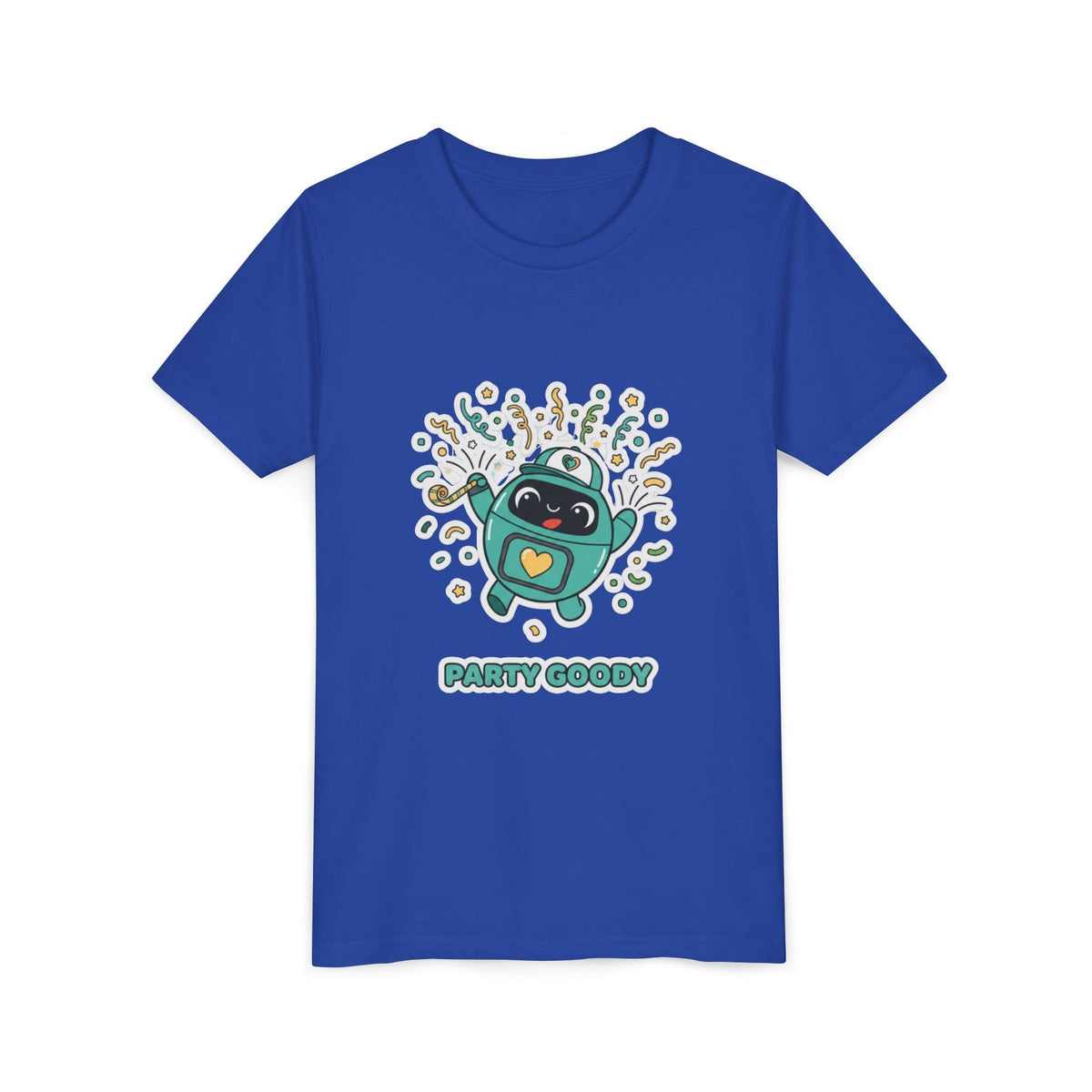 Party Goody Youth T-Shirt | Goody Universe Celebration Kids Robot Tee - Good Life Goods