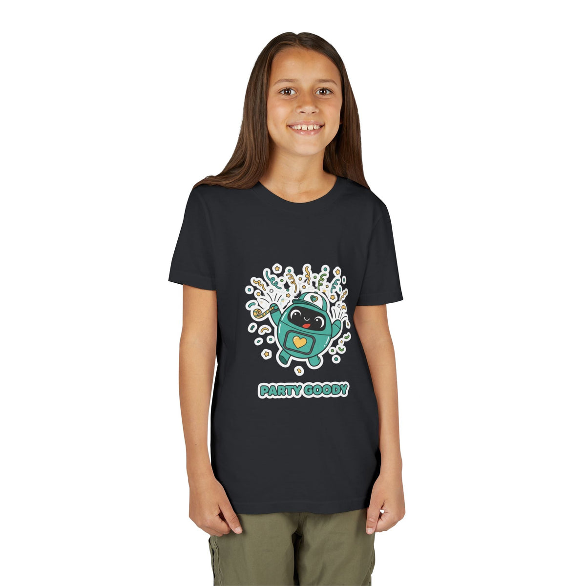 Party Goody Youth T-Shirt | Goody Universe Celebration Kids Robot Tee - Good Life Goods