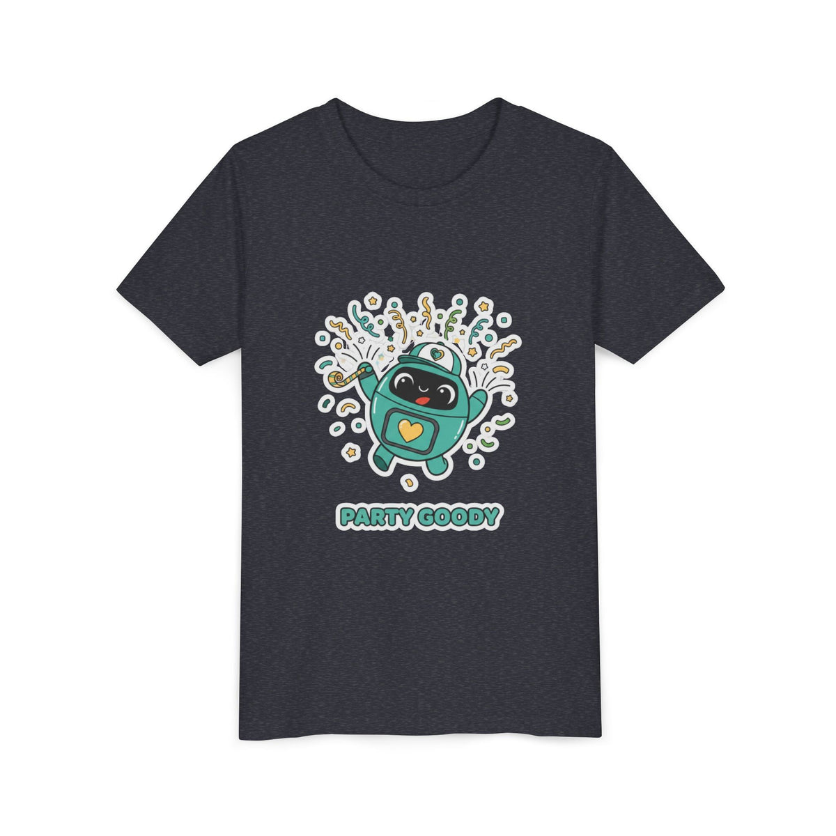 Party Goody Youth T-Shirt | Goody Universe Celebration Kids Robot Tee - Good Life Goods