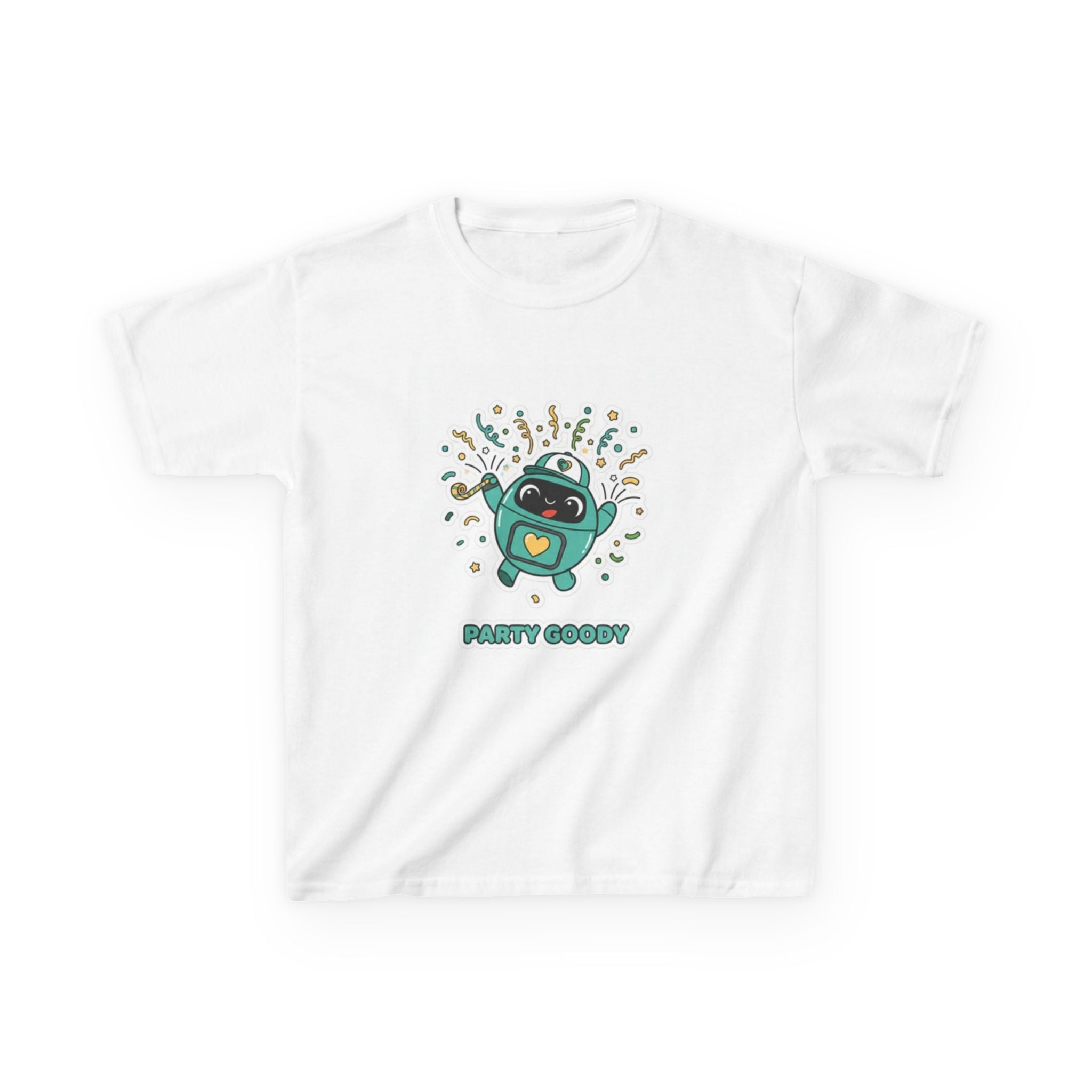 Party Goody Youth T-Shirt | Goody Universe Celebration Kids Robot Tee - Good Life Goods
