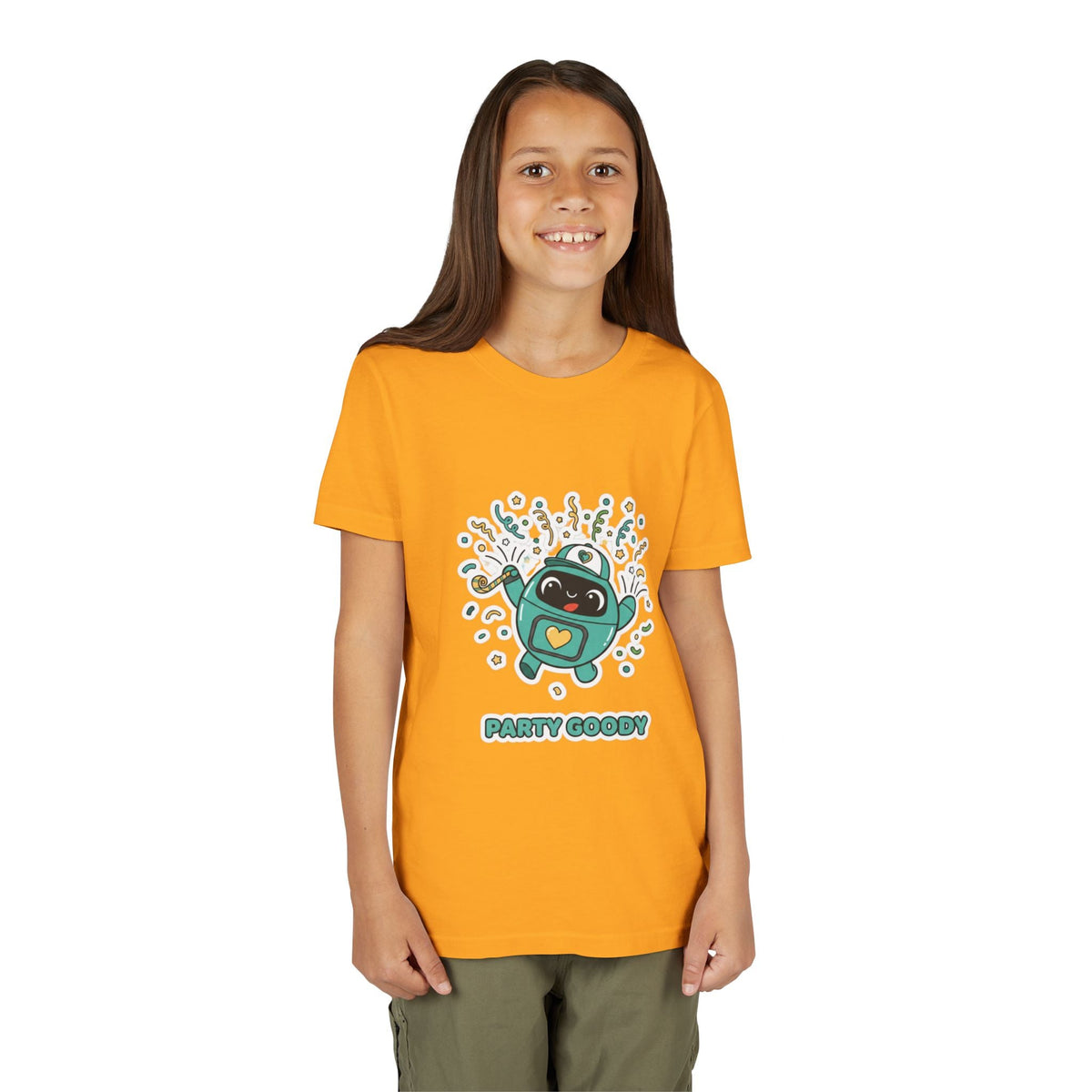 Party Goody Youth T-Shirt | Goody Universe Celebration Kids Robot Tee - Good Life Goods