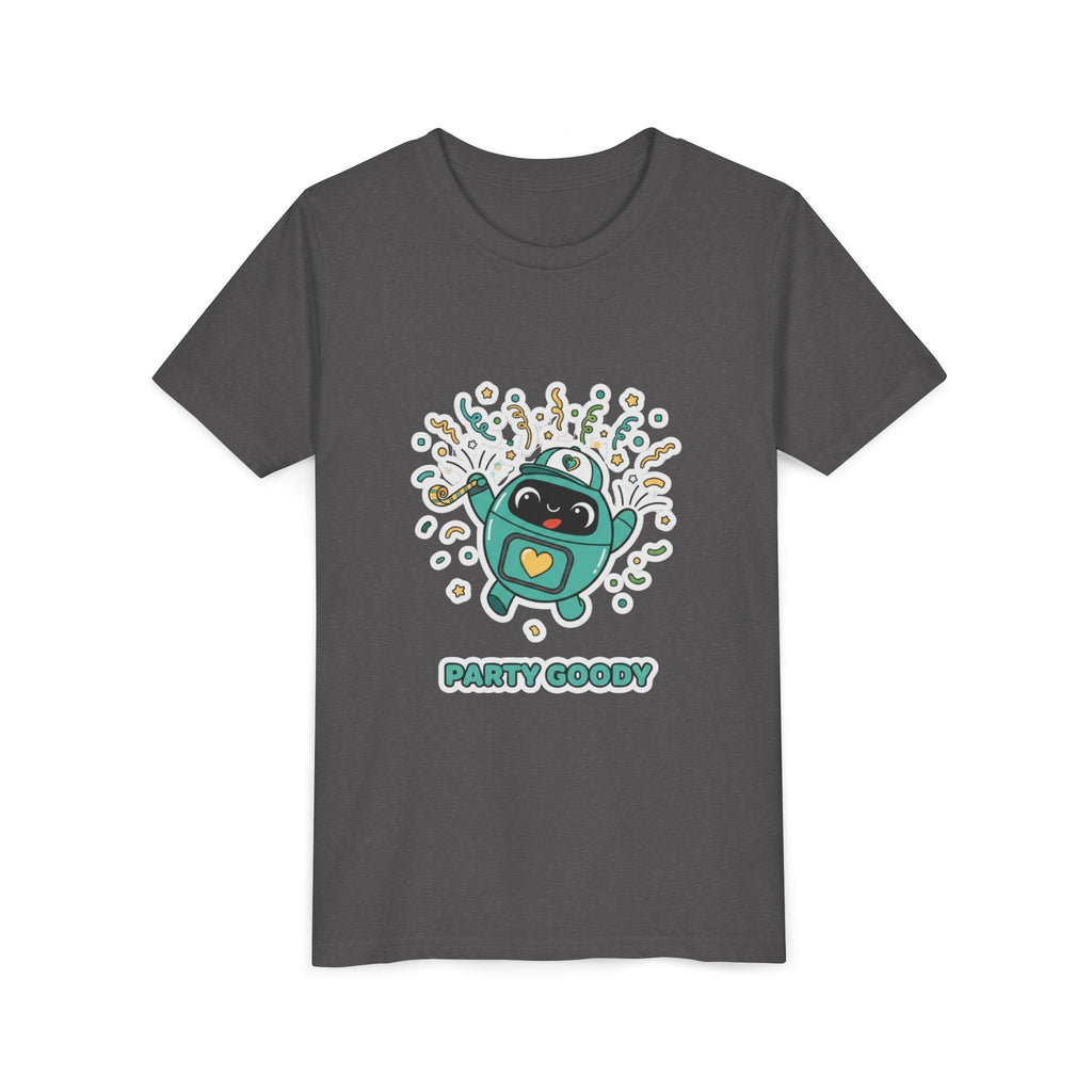 Party Goody Youth T-Shirt | Goody Universe Celebration Kids Robot Tee - Good Life Goods
