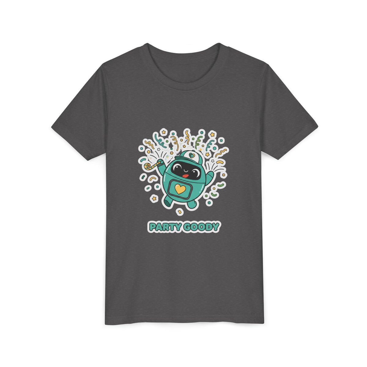 Party Goody Youth T-Shirt | Goody Universe Celebration Kids Robot Tee - Good Life Goods