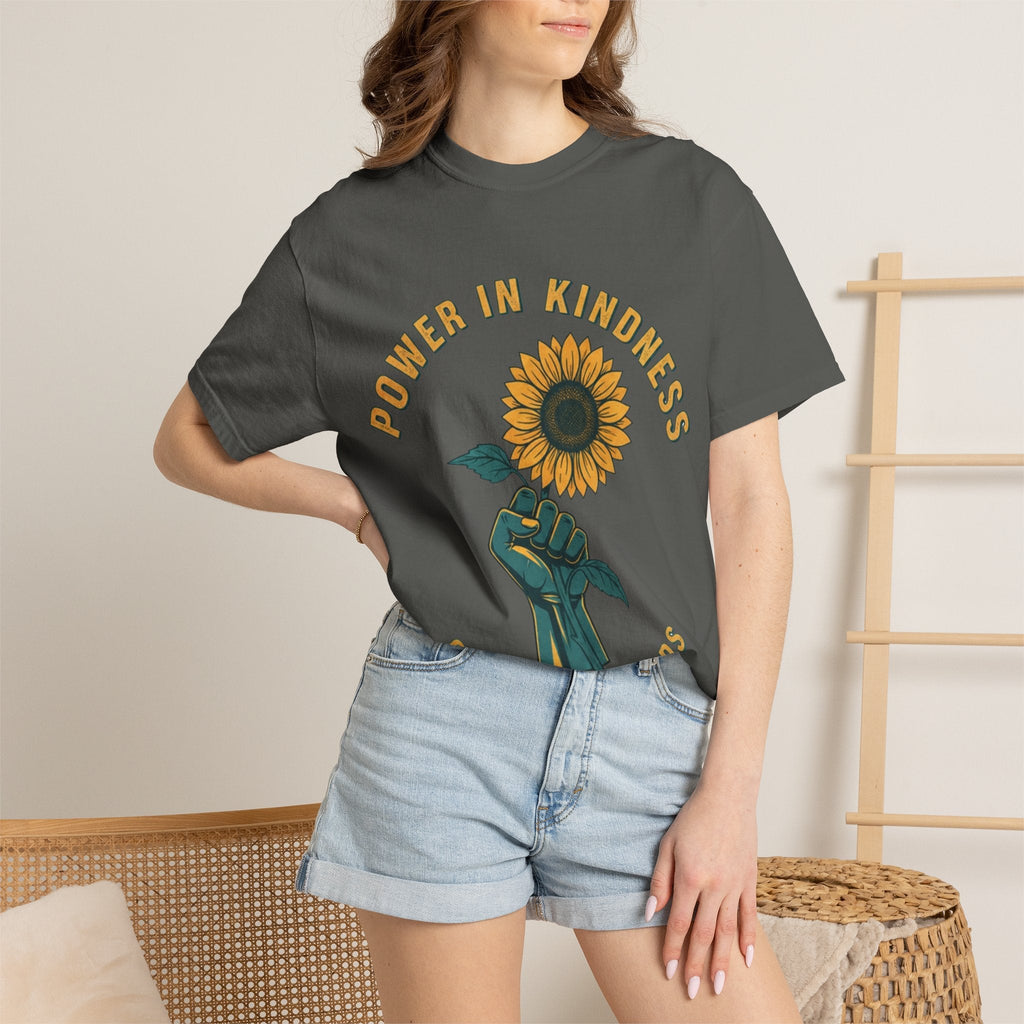 Power in Kindness Sunflower T-Shirt — Good Life Goods Graphic Tee - Good Life Goods