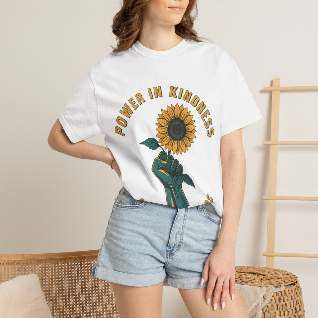 Power in Kindness Sunflower T-Shirt — Good Life Goods Graphic Tee - Good Life Goods