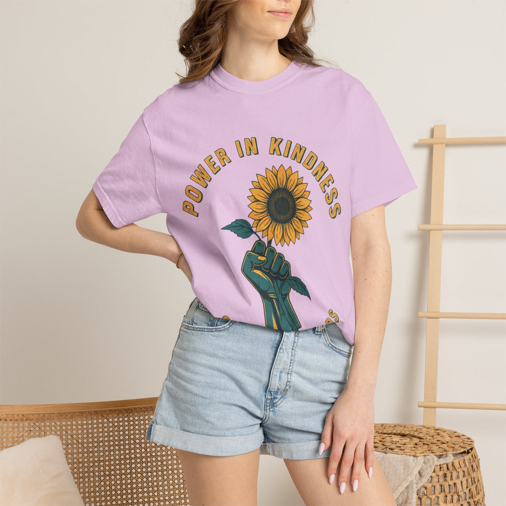 Power in Kindness Sunflower T-Shirt — Good Life Goods Graphic Tee - Good Life Goods