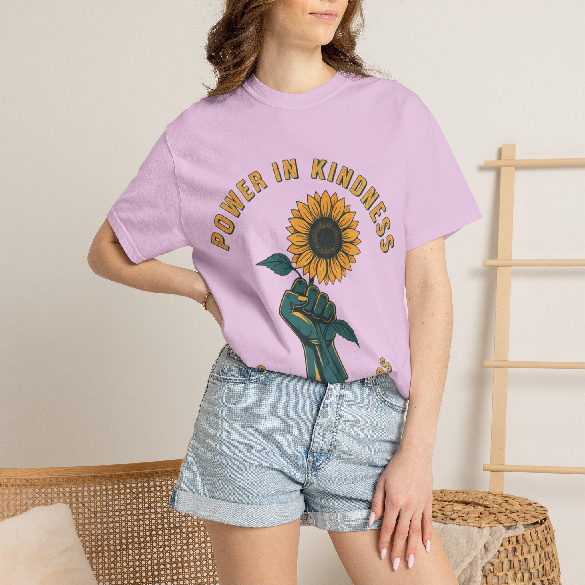 Power in Kindness Sunflower T-Shirt — Good Life Goods Graphic Tee - Good Life Goods