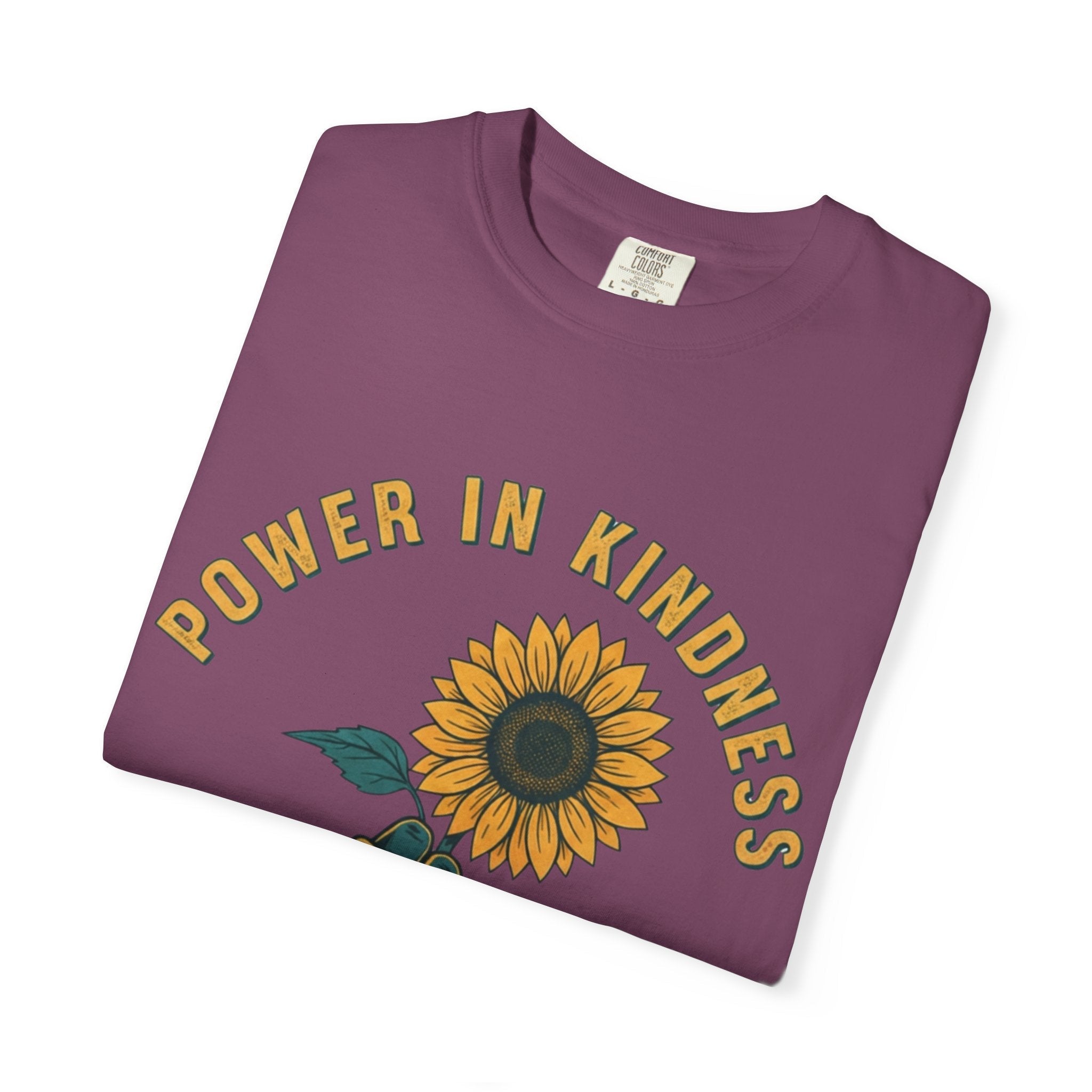 Power in Kindness Sunflower T-Shirt — Good Life Goods Graphic Tee - Good Life Goods