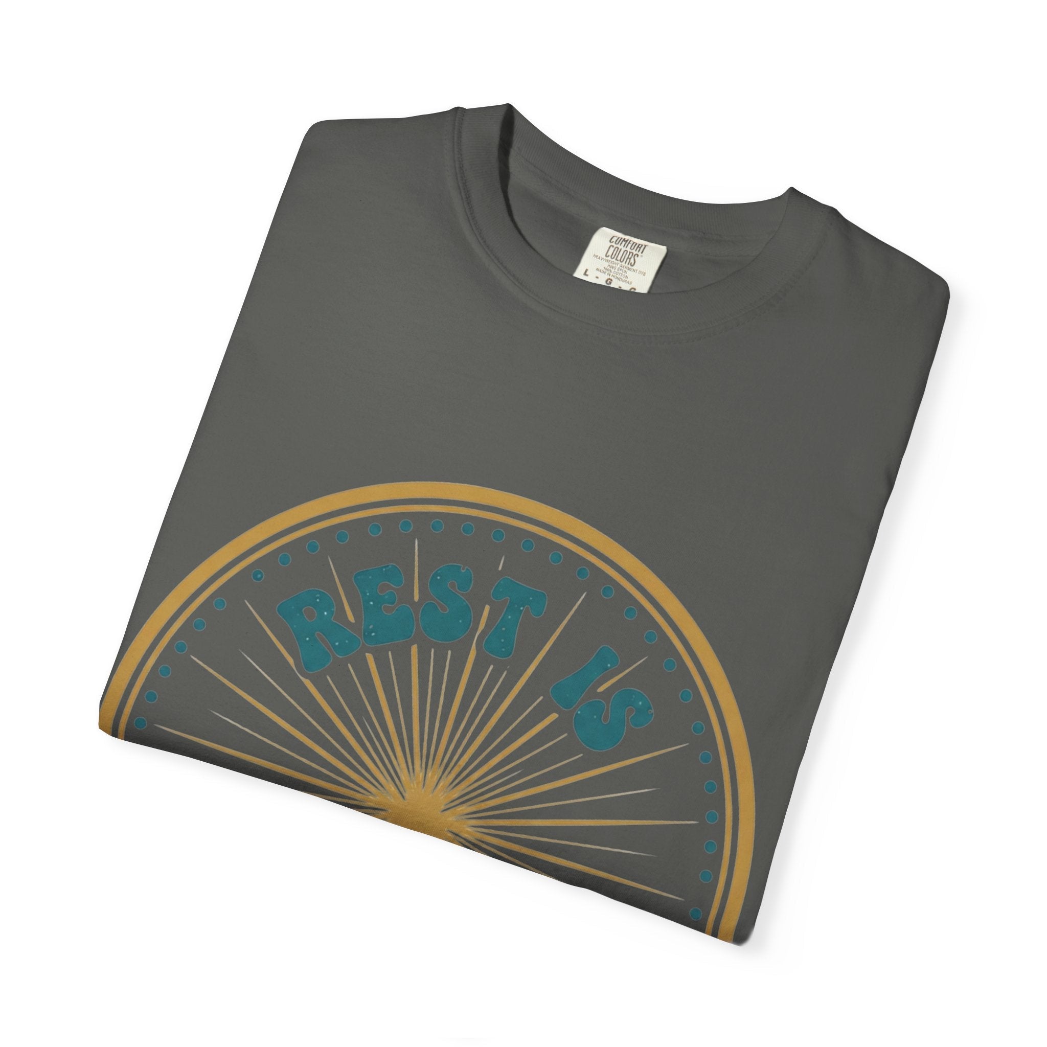 Rest Is Productive T-Shirt — Rest Well. Rise Strong. Back Graphic Tee - Good Life Goods