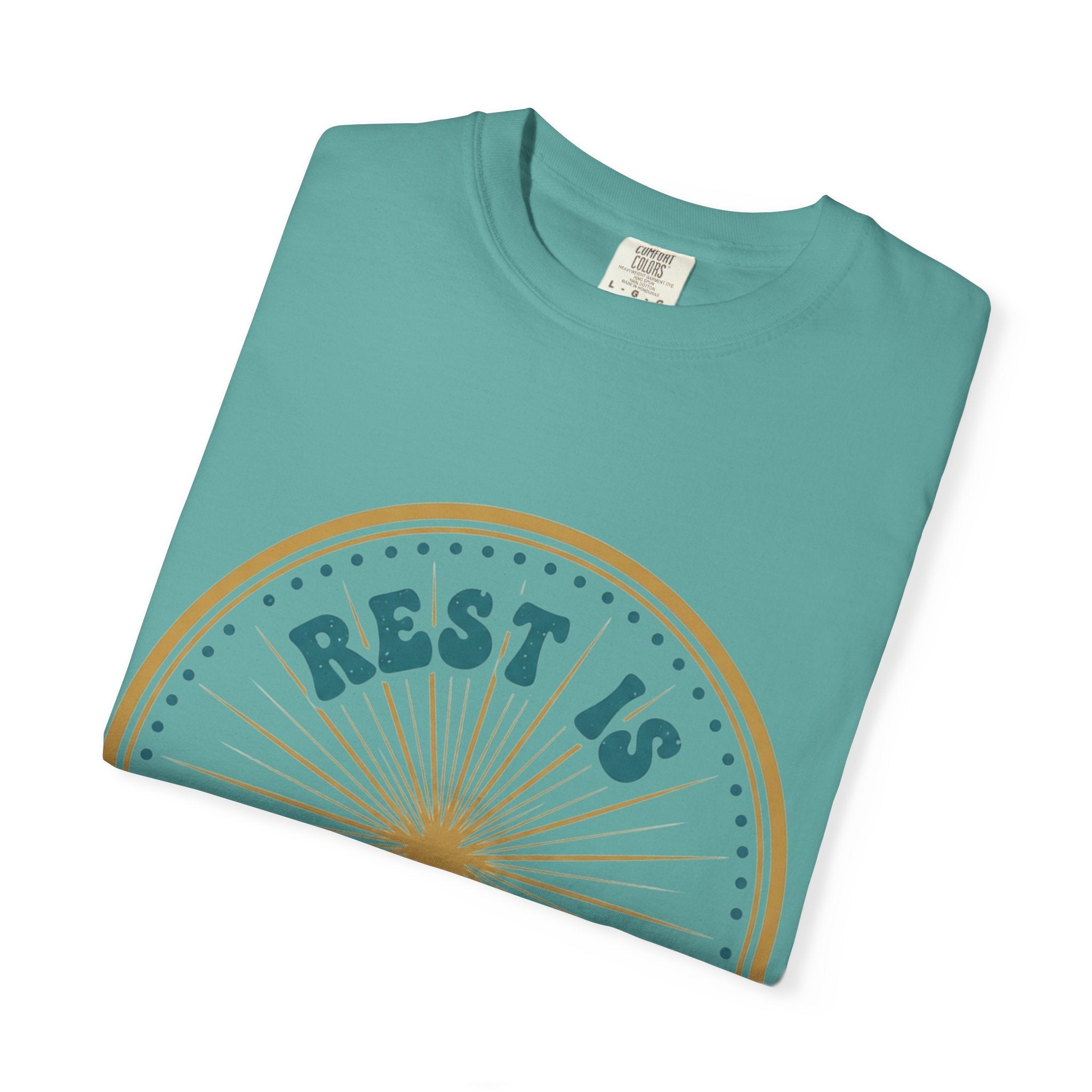 Rest Is Productive T-Shirt — Rest Well. Rise Strong. Back Graphic Tee - Good Life Goods