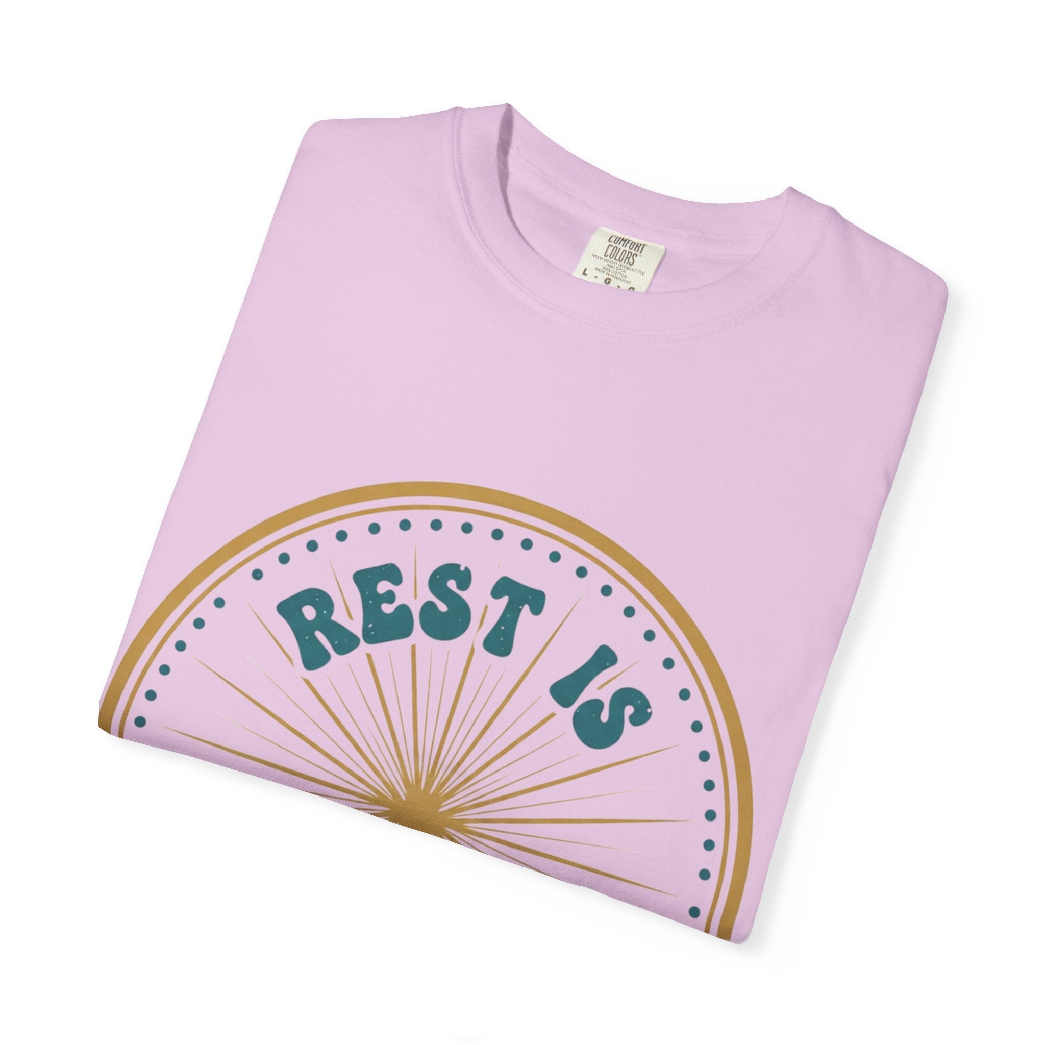 Rest Is Productive T-Shirt — Rest Well. Rise Strong. Back Graphic Tee - Good Life Goods