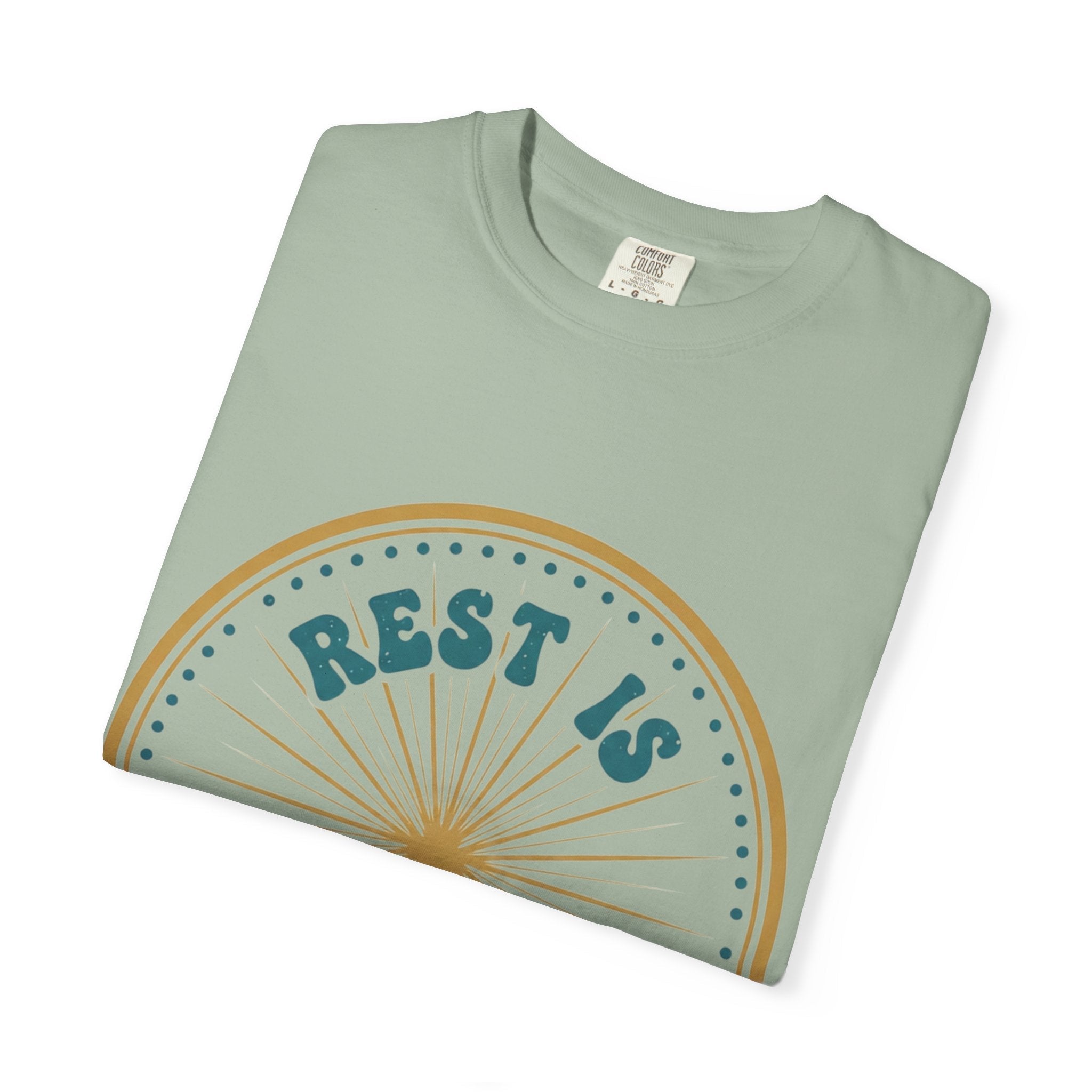 Rest Is Productive T-Shirt — Rest Well. Rise Strong. Back Graphic Tee - Good Life Goods