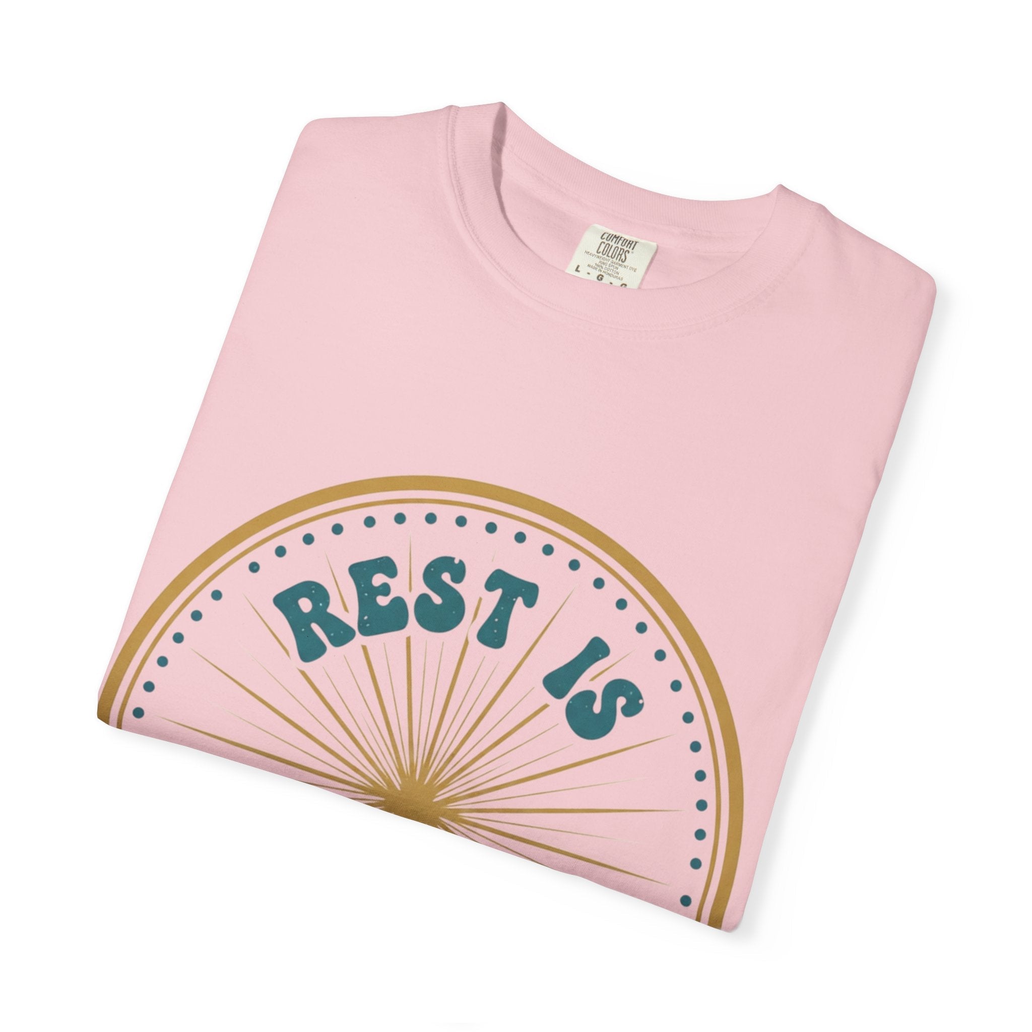 Rest Is Productive T-Shirt — Rest Well. Rise Strong. Back Graphic Tee - Good Life Goods