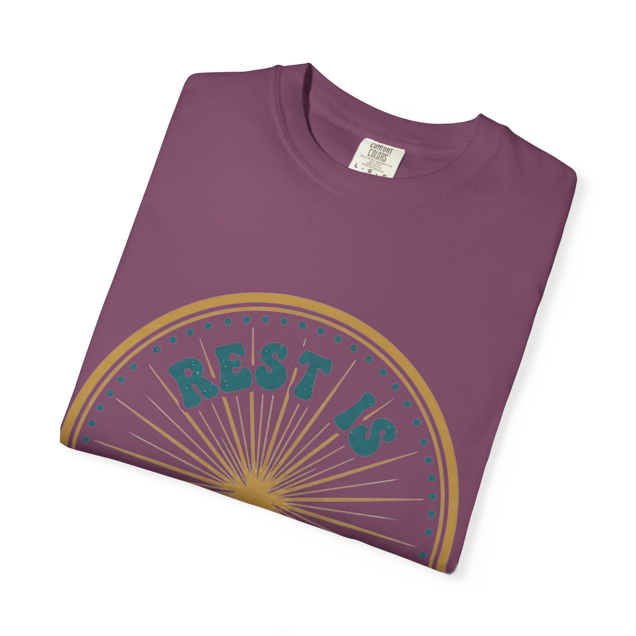 Rest Is Productive T-Shirt — Rest Well. Rise Strong. Back Graphic Tee - Good Life Goods