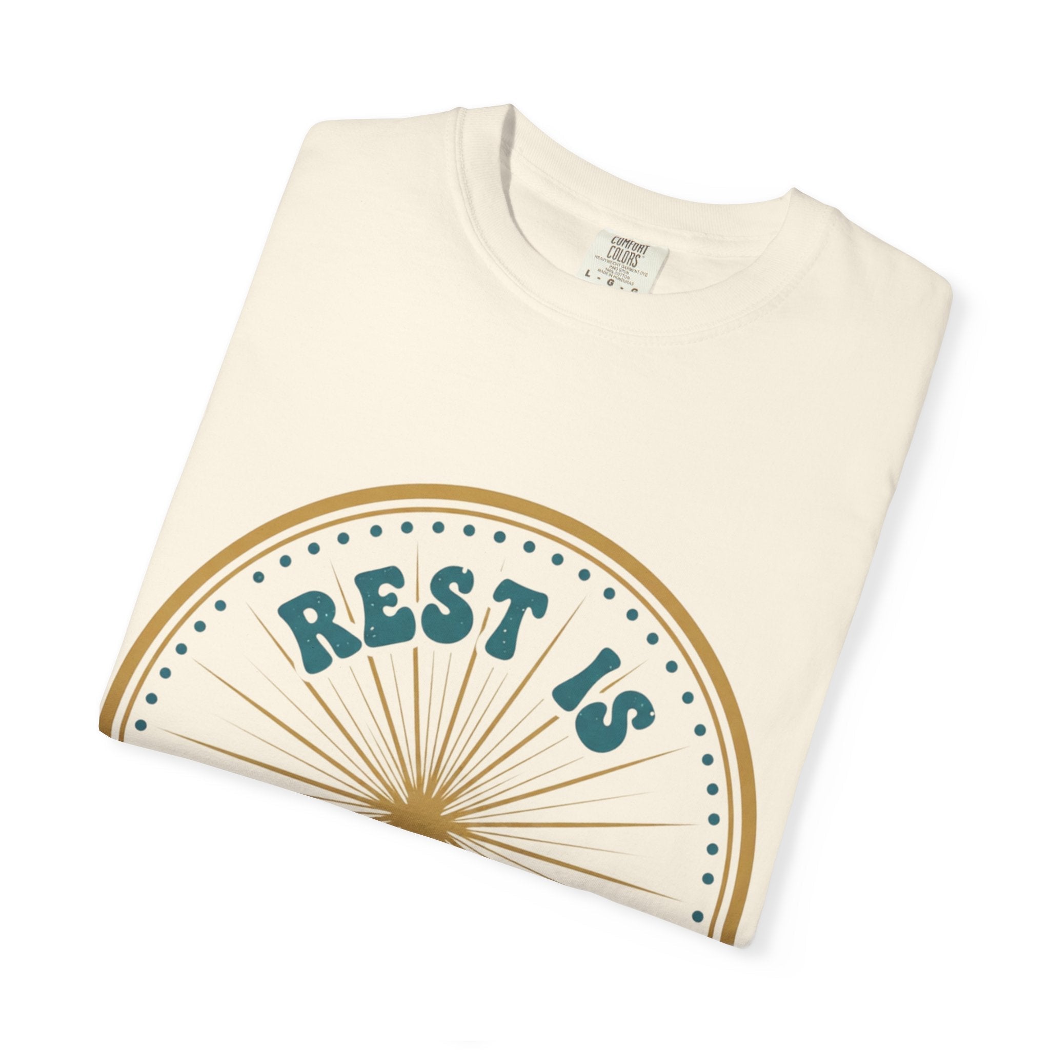 Rest Is Productive T-Shirt — Rest Well. Rise Strong. Back Graphic Tee - Good Life Goods