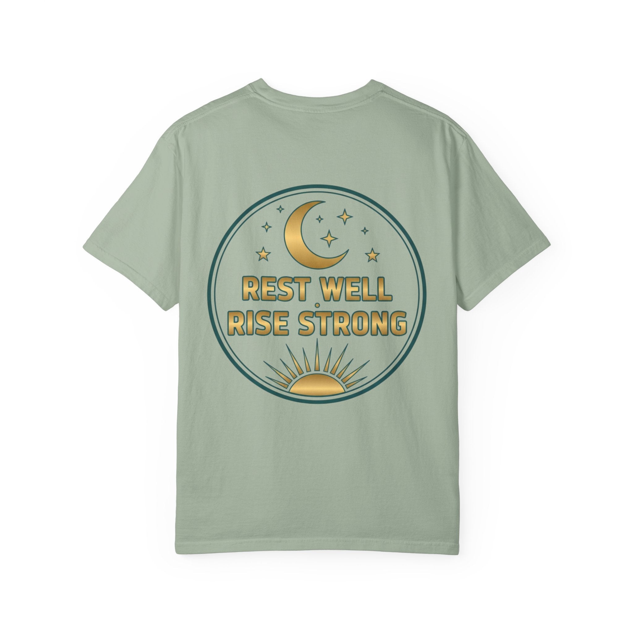 Rest Is Productive T-Shirt — Rest Well. Rise Strong. Back Graphic Tee - Good Life Goods