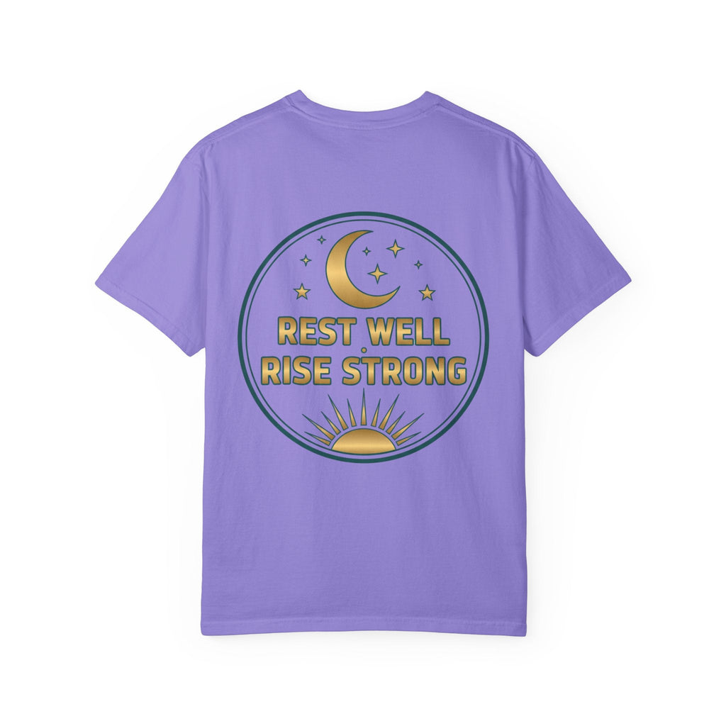 Rest Is Productive T-Shirt — Rest Well. Rise Strong. Back Graphic Tee - Good Life Goods