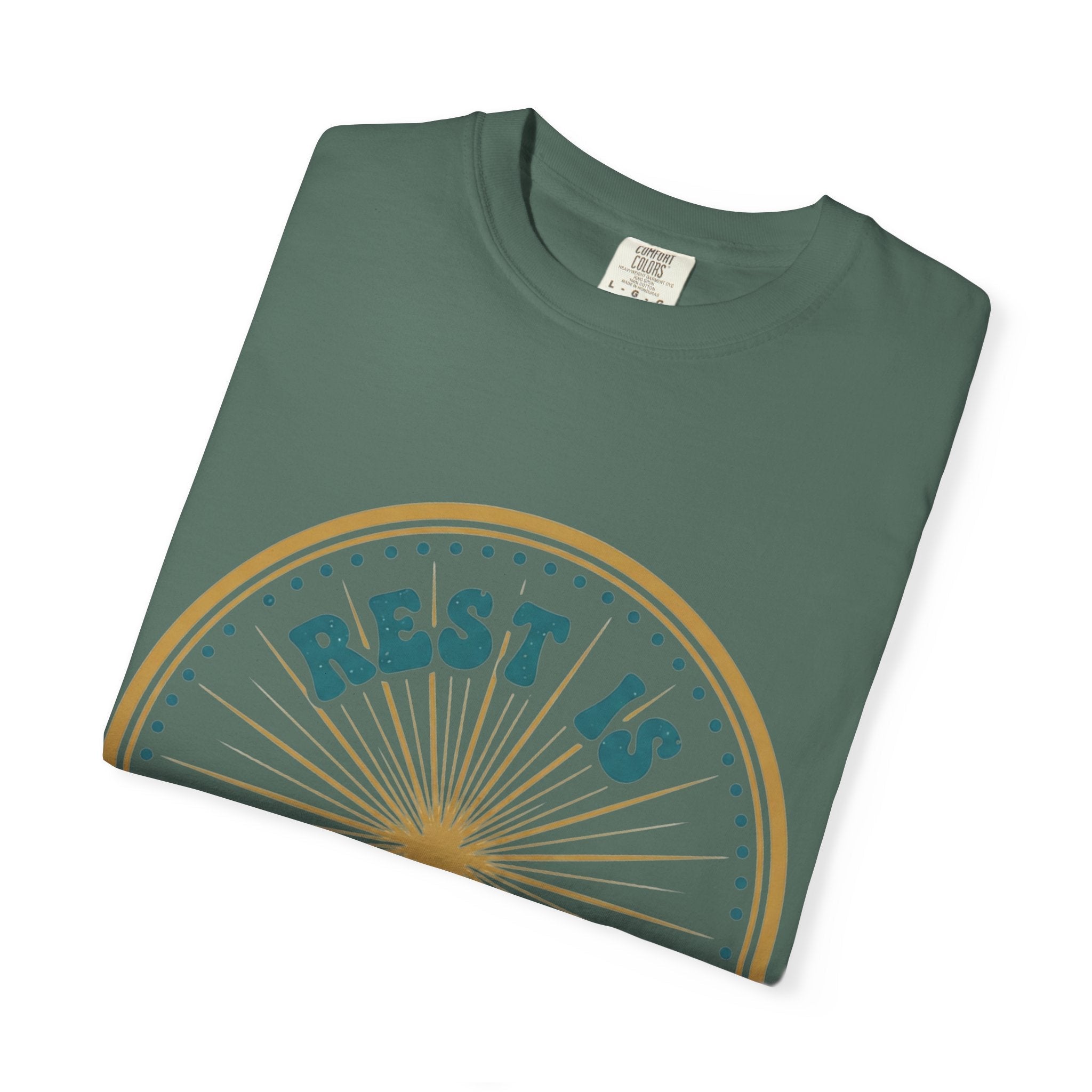 Rest Is Productive T-Shirt — Rest Well. Rise Strong. Back Graphic Tee - Good Life Goods
