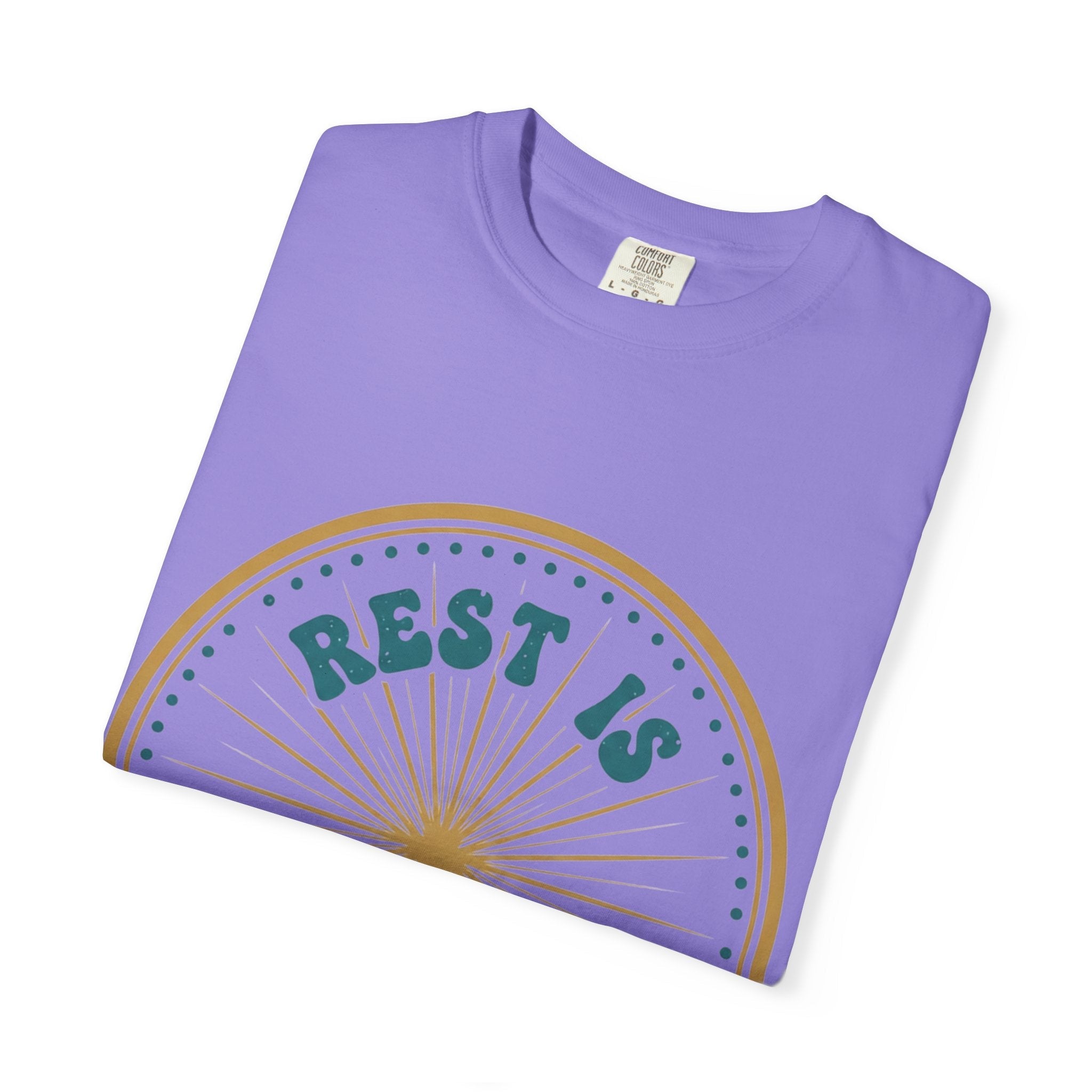 Rest Is Productive T-Shirt — Rest Well. Rise Strong. Back Graphic Tee - Good Life Goods