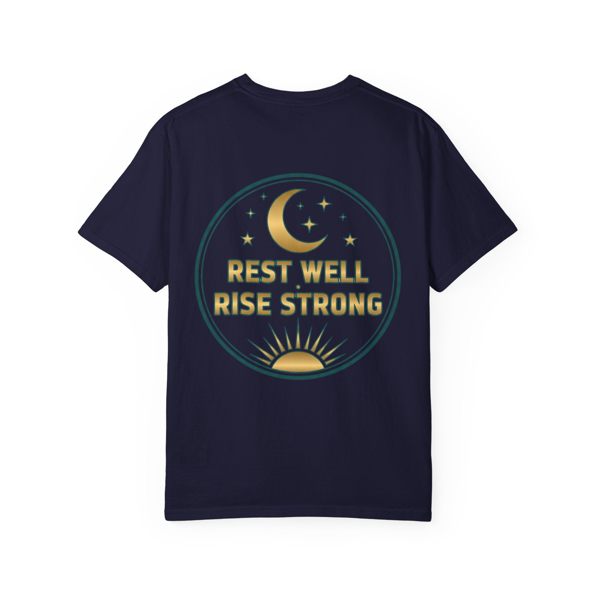 Rest Is Productive T-Shirt — Rest Well. Rise Strong. Back Graphic Tee - Good Life Goods
