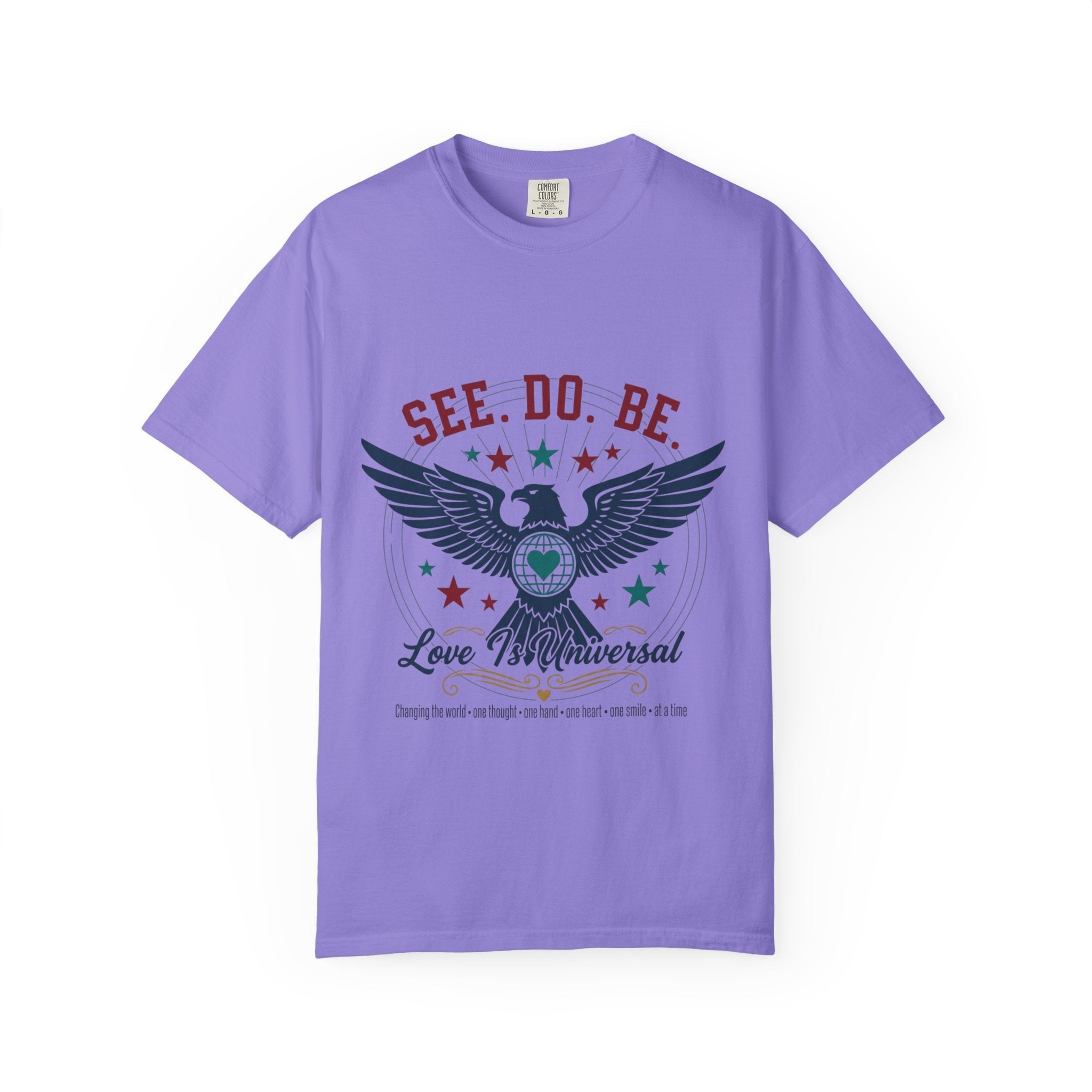 SEE. DO. BE. Eagle Graphic T-Shirt — Vintage Patriot Americana Tee - Good Life Goods