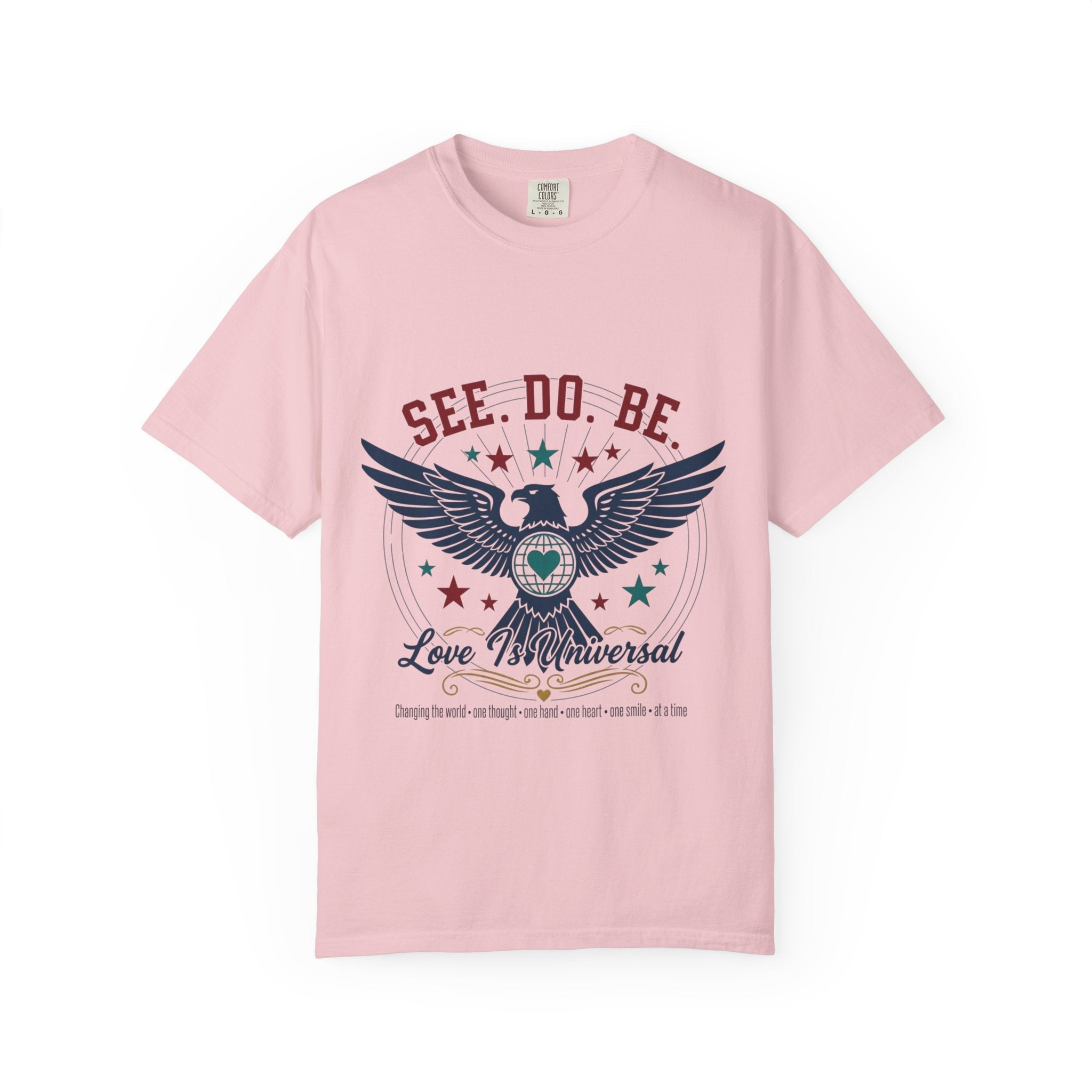 SEE. DO. BE. Eagle Graphic T-Shirt — Vintage Patriot Americana Tee - Good Life Goods