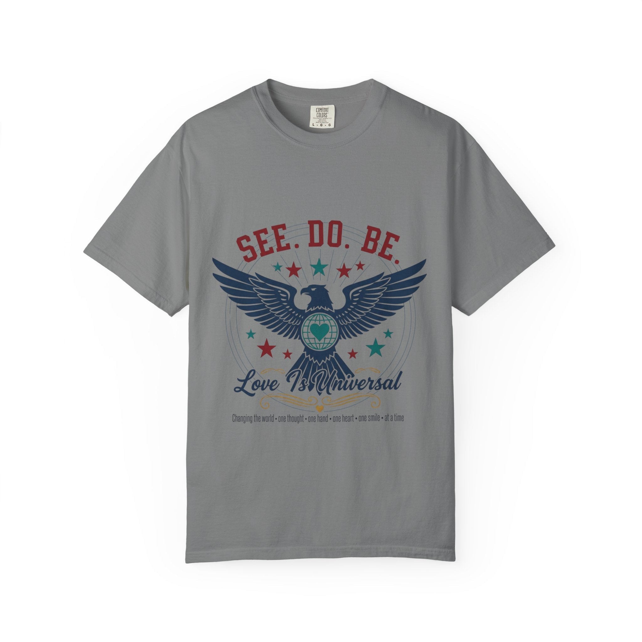 SEE. DO. BE. Eagle Graphic T-Shirt — Vintage Patriot Americana Tee - Good Life Goods