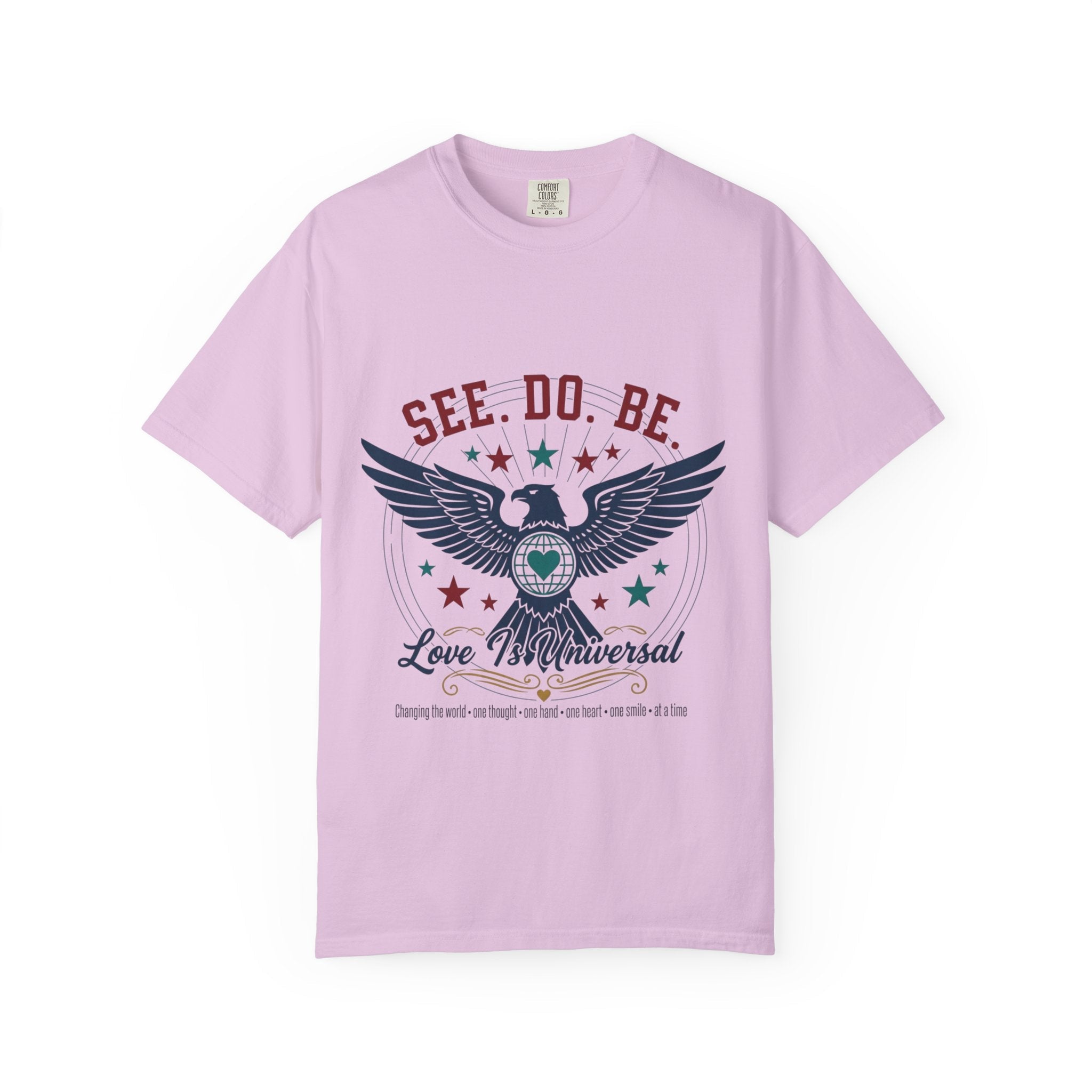 SEE. DO. BE. Eagle Graphic T-Shirt — Vintage Patriot Americana Tee - Good Life Goods