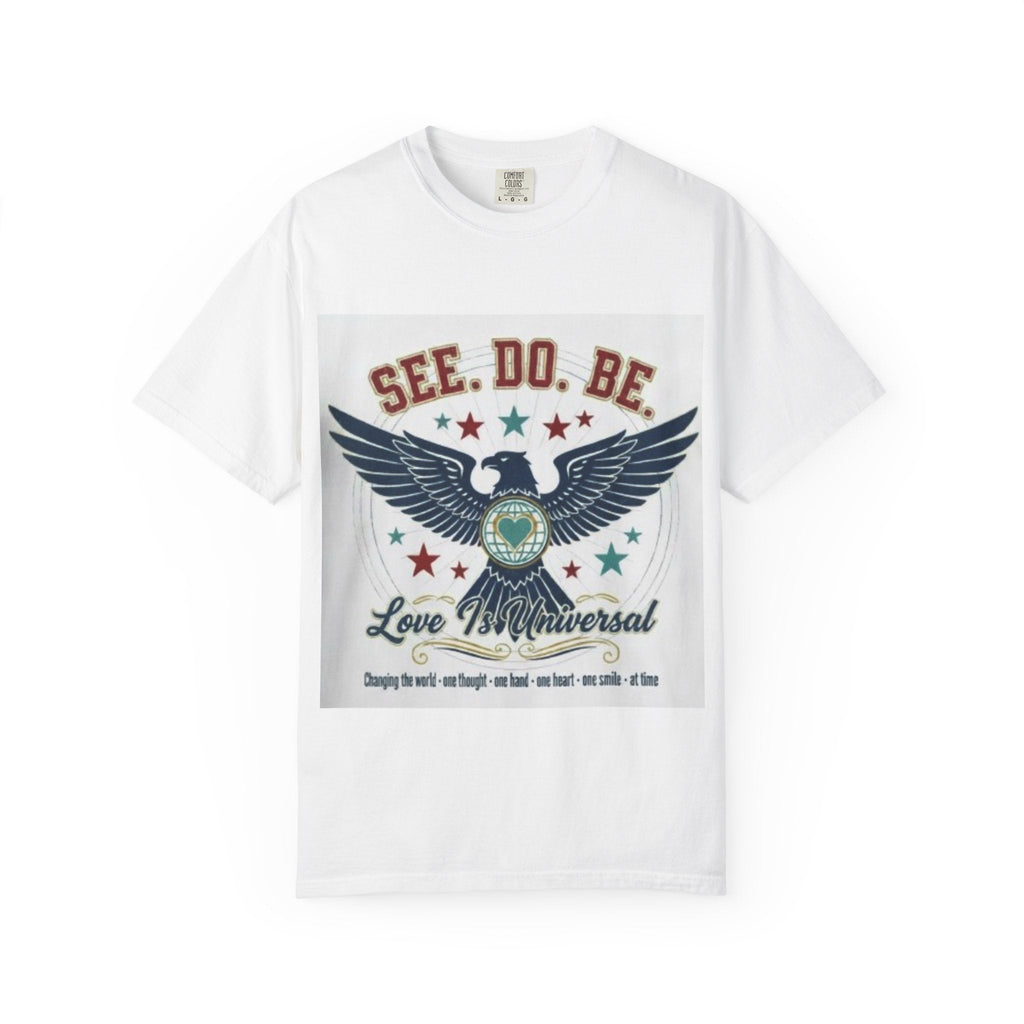 SEE. DO. BE. Eagle Graphic T-Shirt — Vintage Patriot Americana Tee - Good Life Goods