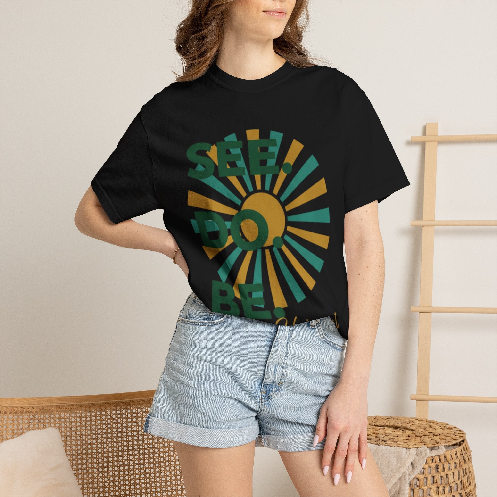 SEE. DO. BE. Garment-Dyed Comfort Colors Tee - Good Life Goods