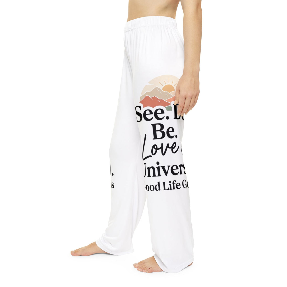 See. Do. Be. Inspirational Women's Pajama Pants — Cozy Lounge Sleepwear with Motivational Typography - Good Life Goods