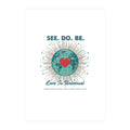 See. Do. Be. Love Is Universal Kiss-Cut Vinyl Decal - Good Life Goods