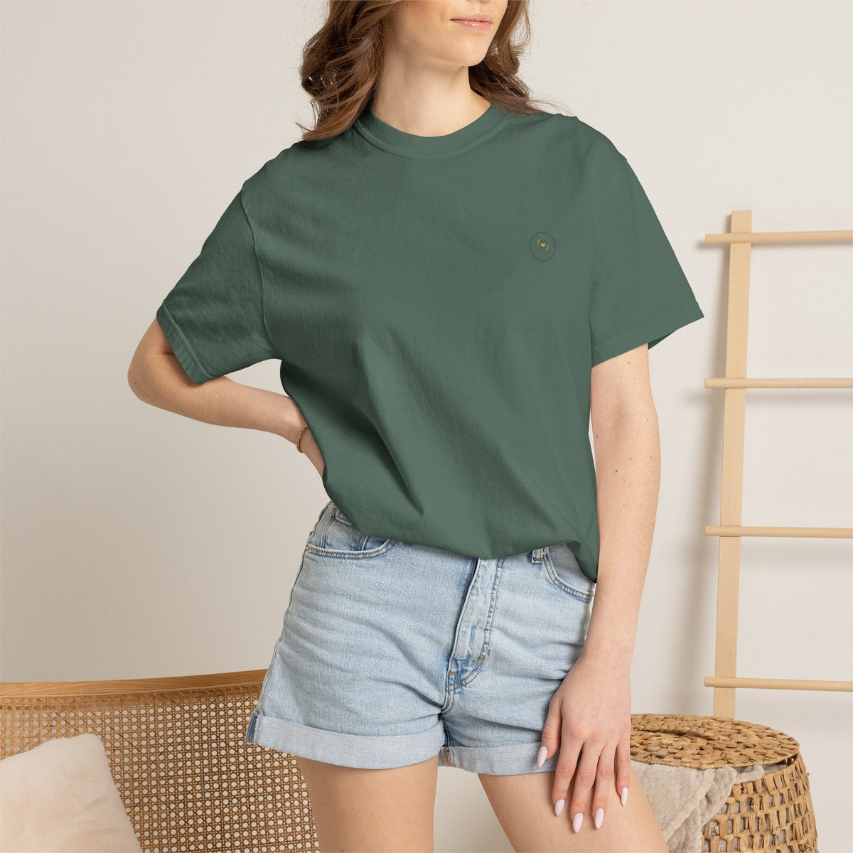 See. Do. Be. Women standing on World Arms wide full of LOVE (on back) Graphic T-shirt - Good Life Goods