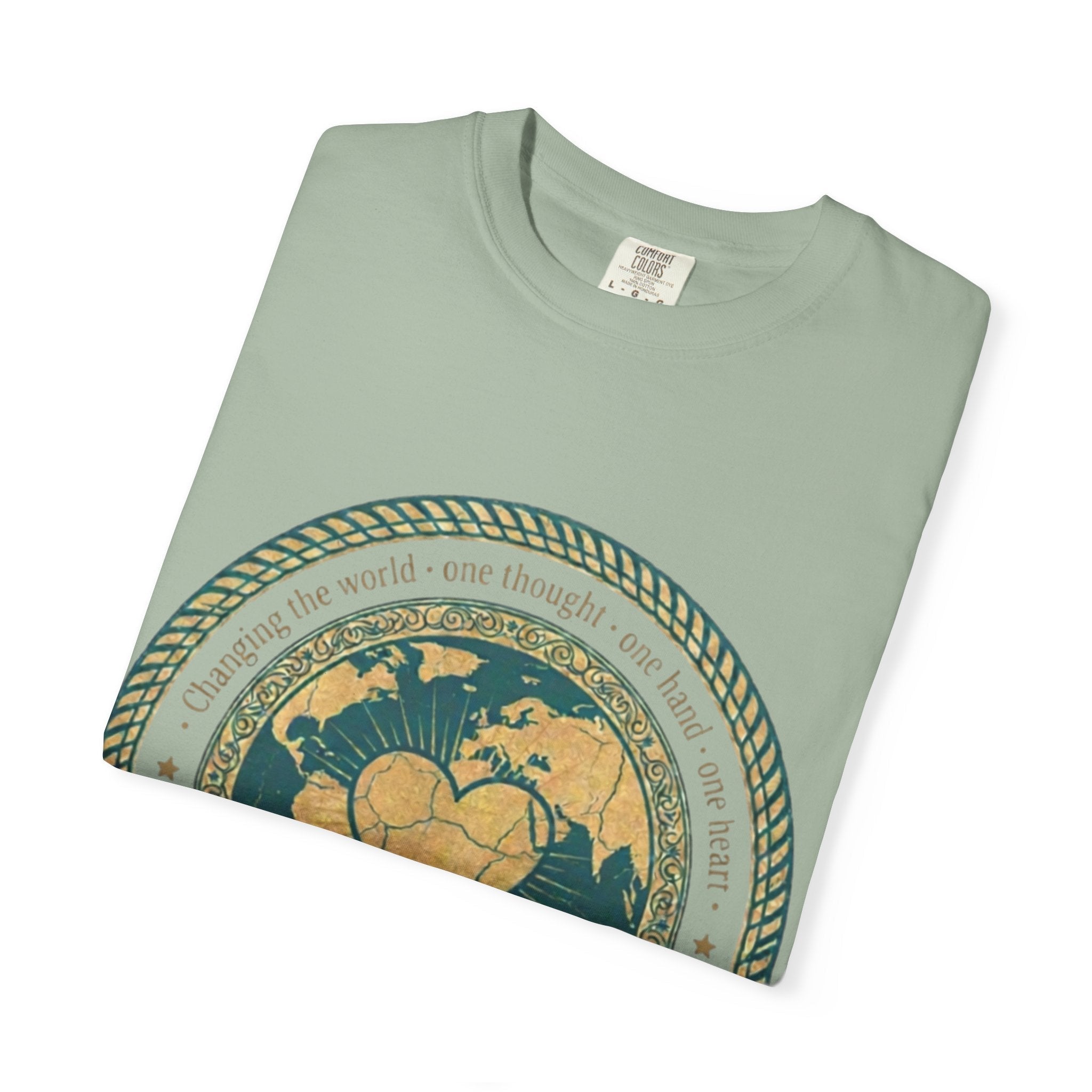 See Do Be World Heart T-Shirt — Eco Vibe Graphic Tee - Good Life Goods
