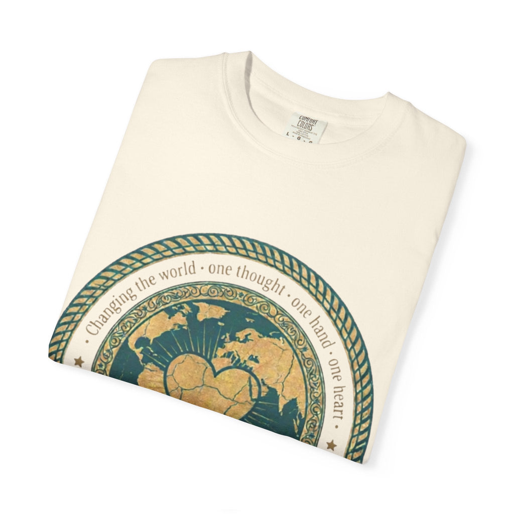 See Do Be World Heart T-Shirt — Eco Vibe Graphic Tee - Good Life Goods