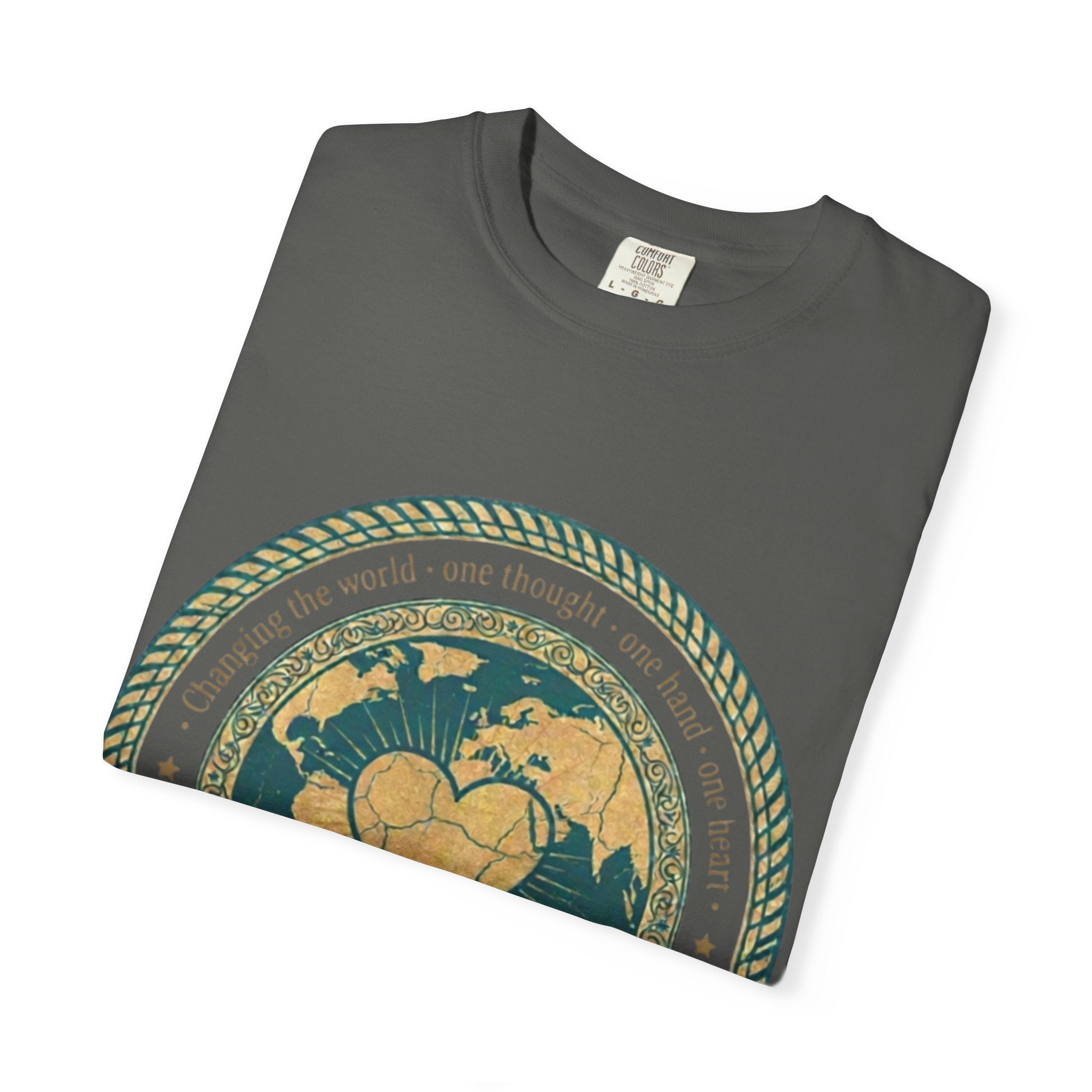 See Do Be World Heart T-Shirt — Eco Vibe Graphic Tee - Good Life Goods