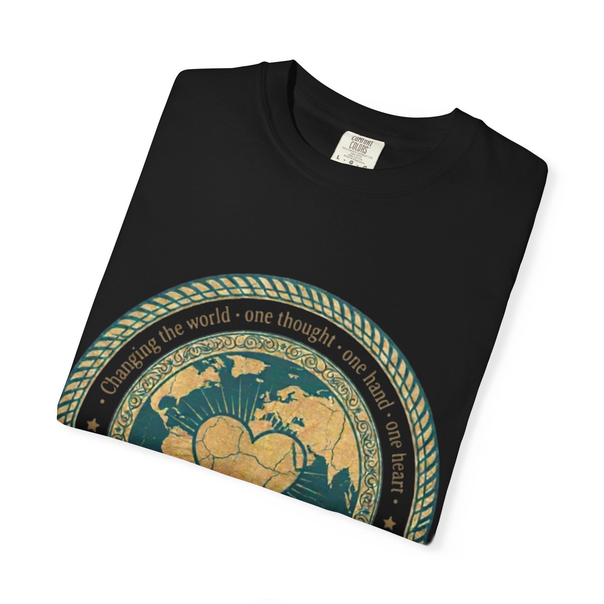 See Do Be World Heart T-Shirt — Eco Vibe Graphic Tee - Good Life Goods