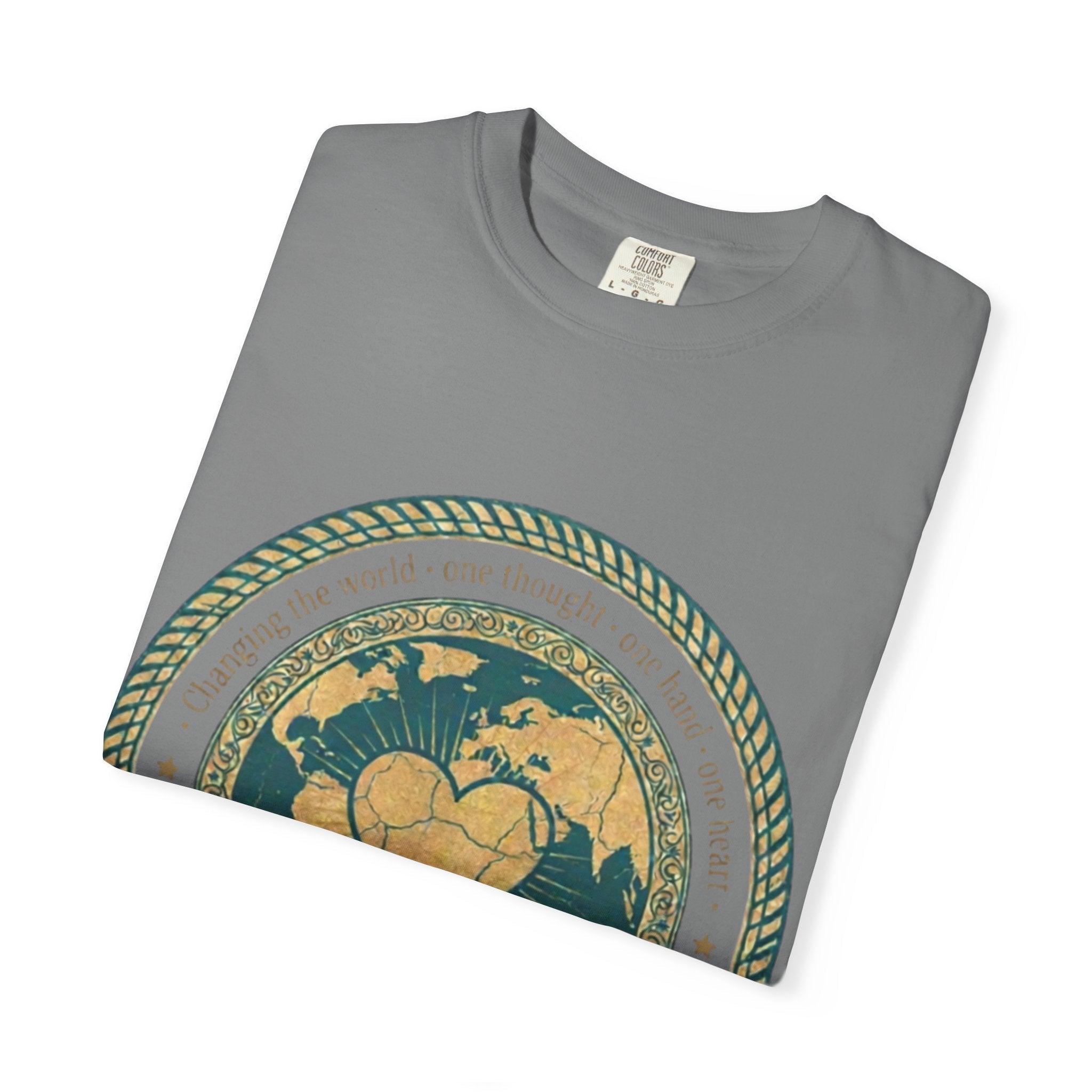 See Do Be World Heart T-Shirt — Eco Vibe Graphic Tee - Good Life Goods